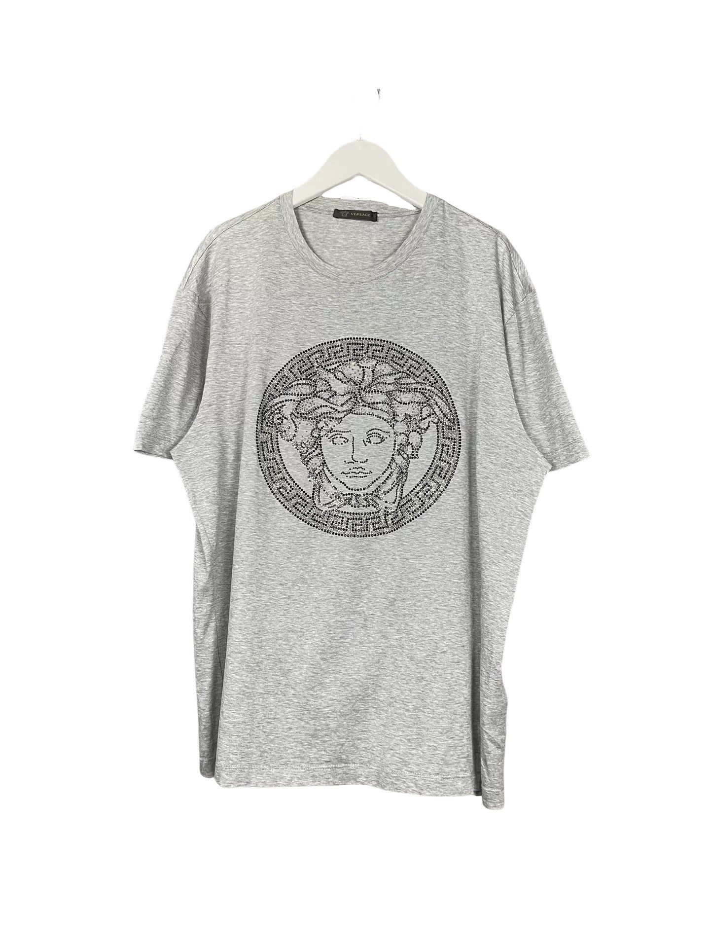 Versace Versace Rhinestone Medusa T-Shirt Size L Size US L / EU 52-54 / 3 - 1 Thumbnail