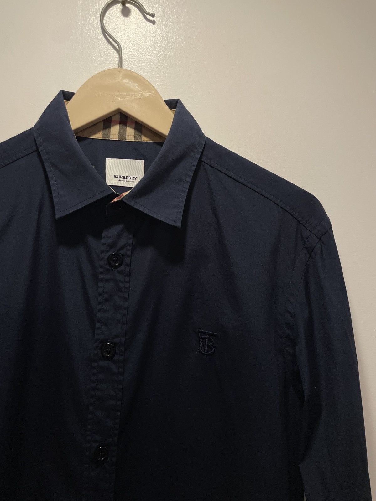 Burberry BURBERRY Stretch poplin cotton shirt Size US M / EU 48-50 / 2 - 7 Thumbnail