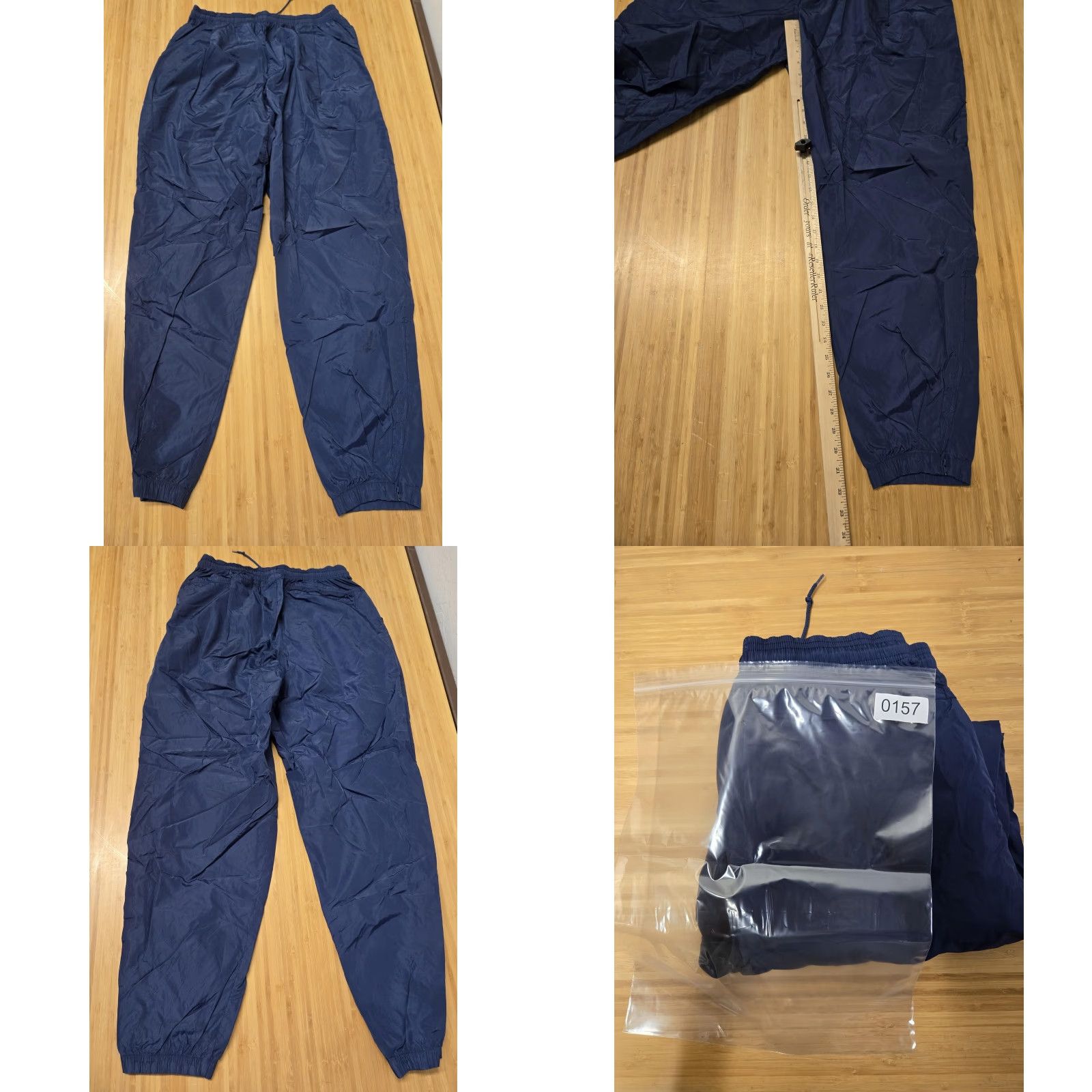 Nike VINTAGE Nike Pants Mens XL Blue Windbreaker Track Joggers Nylon Retro 90s Size US 36 / EU 52 - 8 Thumbnail