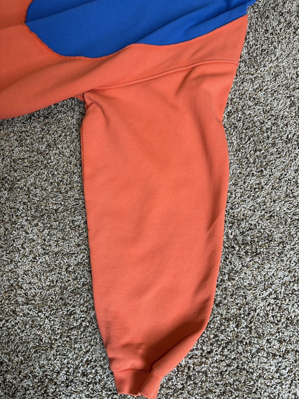 ERL ERL Colorblock Hoodie Blue Orange Swirl Oversized Size L Size US L / EU 52-54 / 3 - 8 Thumbnail