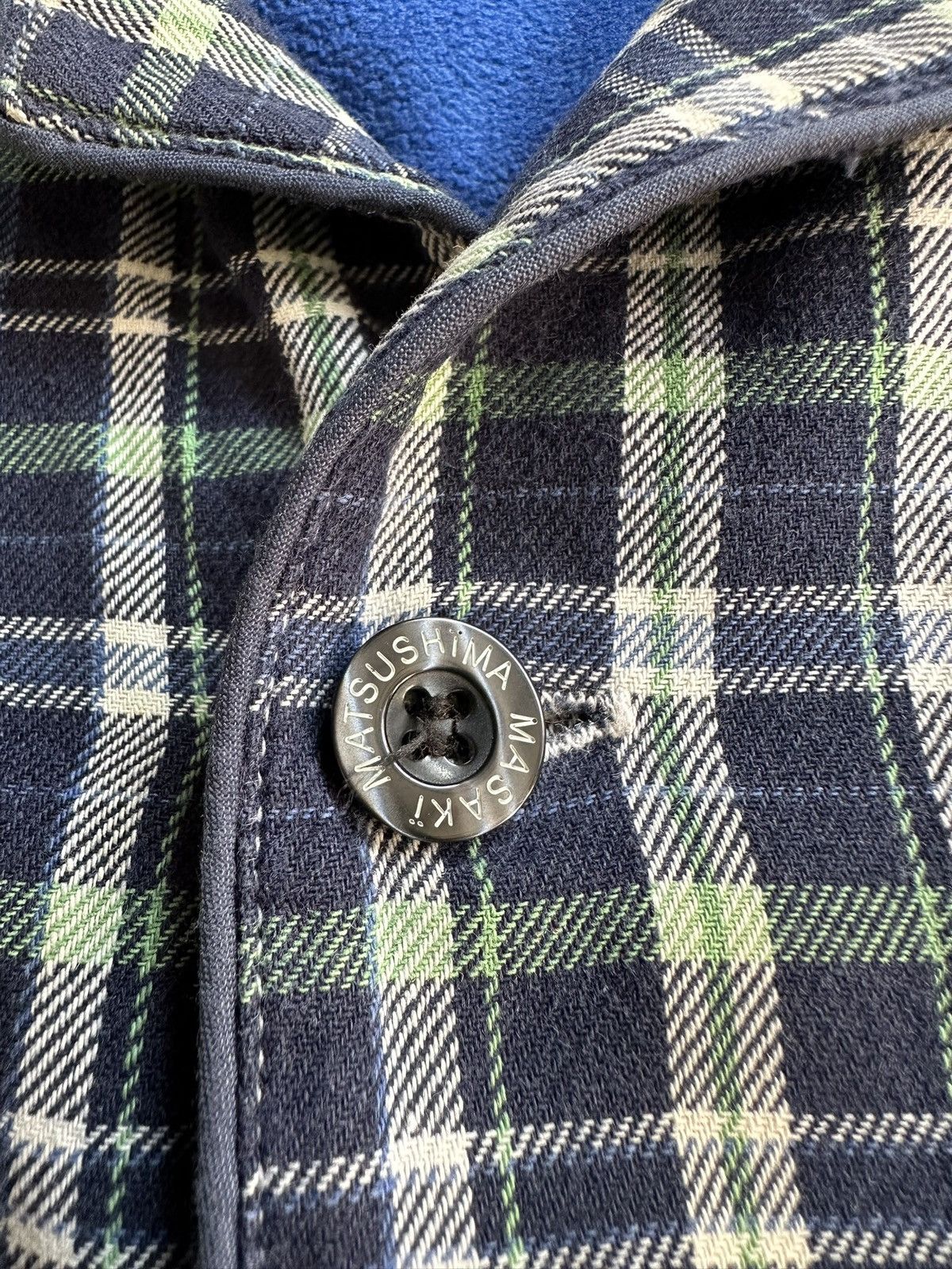 Masaki Matsushima 00's Masaki Matsushima flannel plaid open color shirt Size US L / EU 52-54 / 3 - 17 Thumbnail