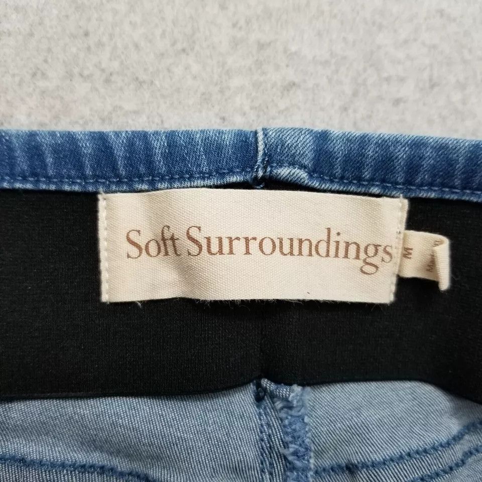 Other Soft Surroundings Jeans Womens Medium Flared Mid Rise 34x30 Size 34" / US 12 / IT 48 - 8 Thumbnail