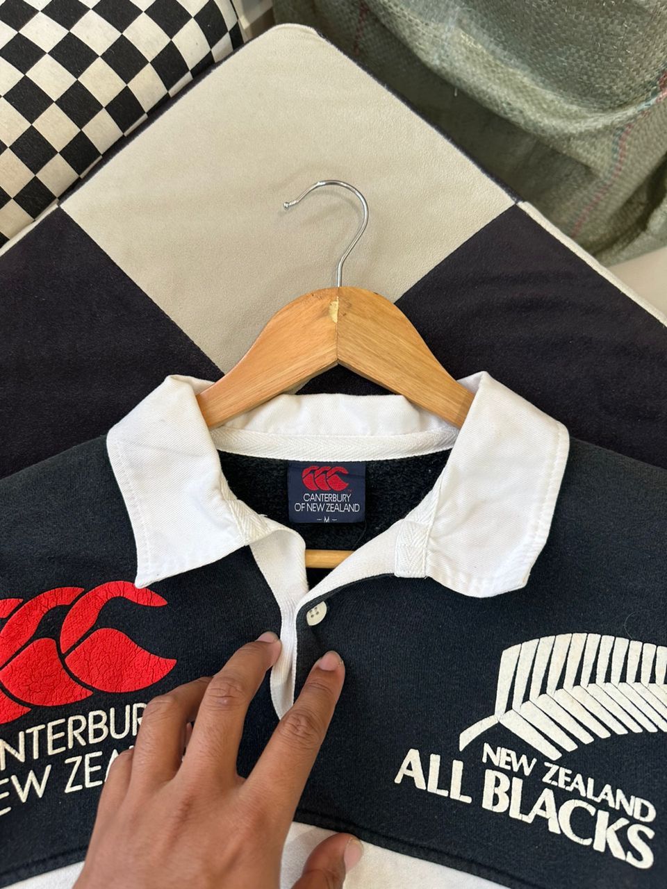 All Blacks × Canterbury of New Zealand × Vintage VINTAGE CANTERBURY ALL BLACK Size US M / EU 48-50 / 2 - 7 Thumbnail