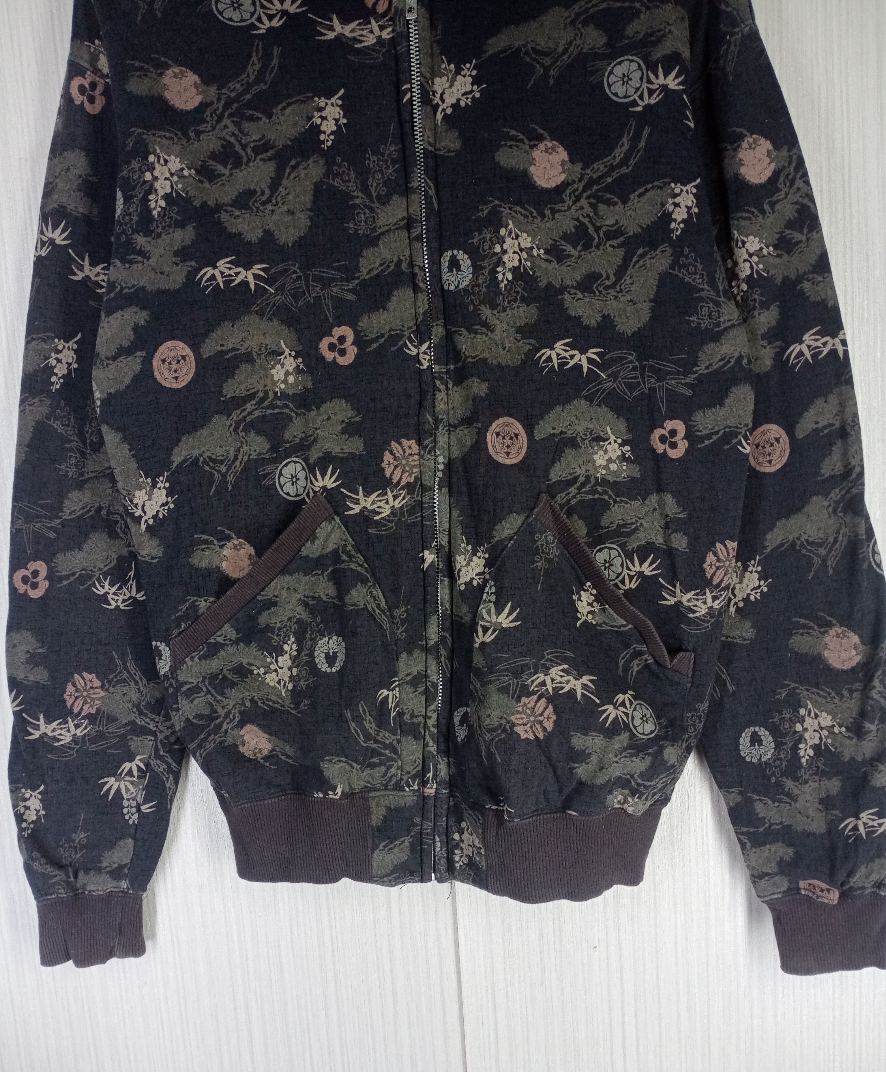 Dry Bones Rare Dry Bones Full print Zip Up Hoodie Size US M / EU 48-50 / 2 - 2 Thumbnail