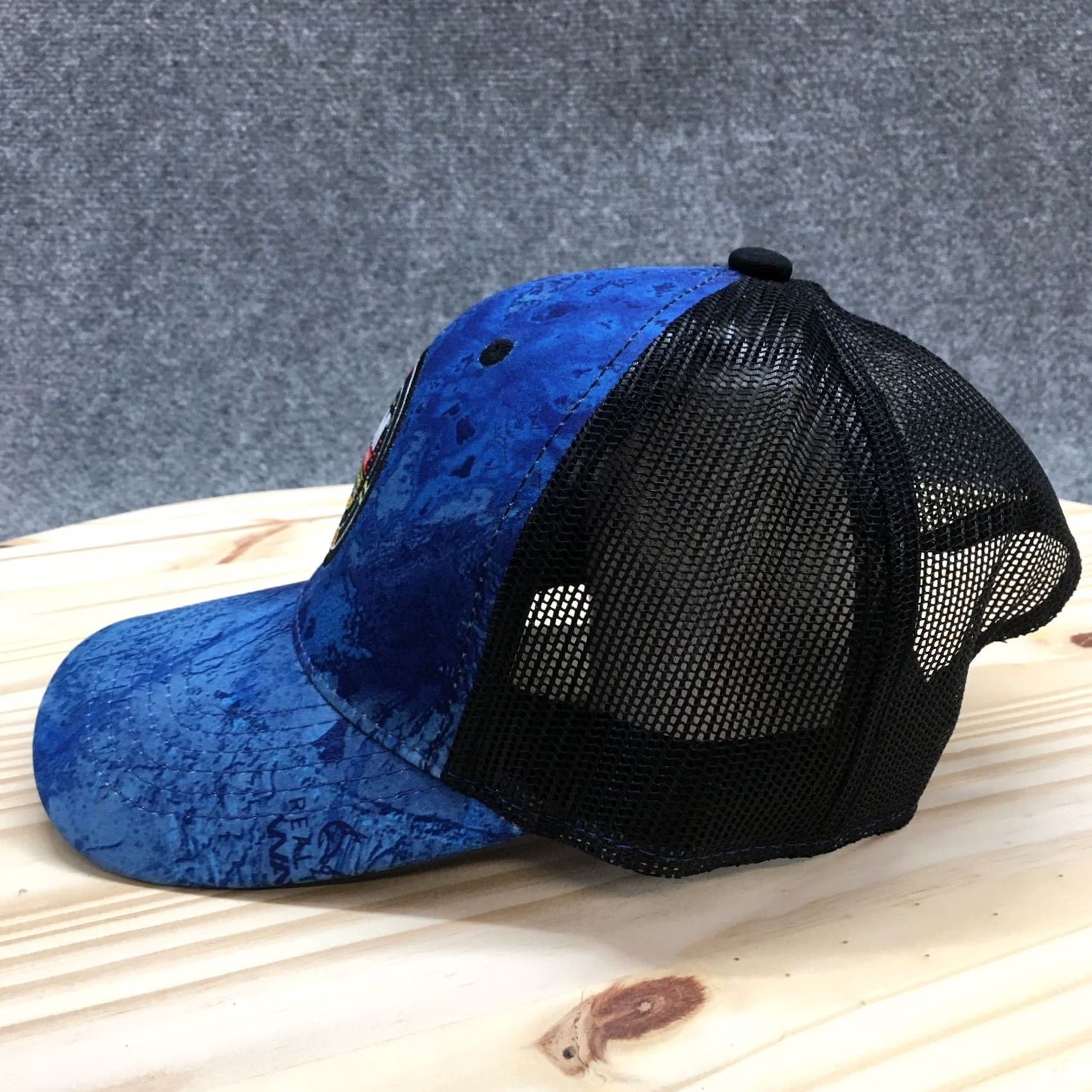 Vintage Outdoor Cap Trucker Hat Unisex Blue OSFA Embroidered Logo L&M Fleet Supply Size ONE SIZE - 5 Thumbnail