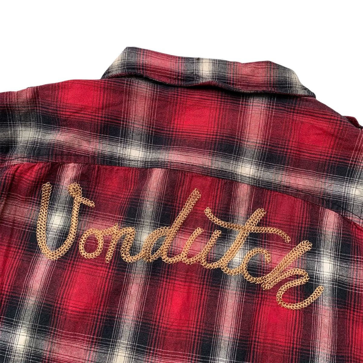 Japanese Brand × Von Dutch Von Dutch Embroidered Ziper Flanel Shirt🏁 Size US M / EU 48-50 / 2 - 12 Thumbnail