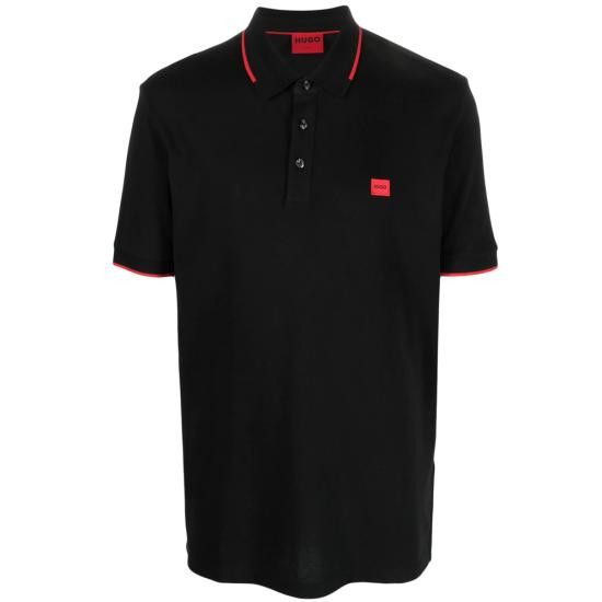 Hugo Boss HUGO BOSS Men Polo Shirts 50490775 001 BLACK Size US XXL / EU 58 / 5 - 1 Thumbnail