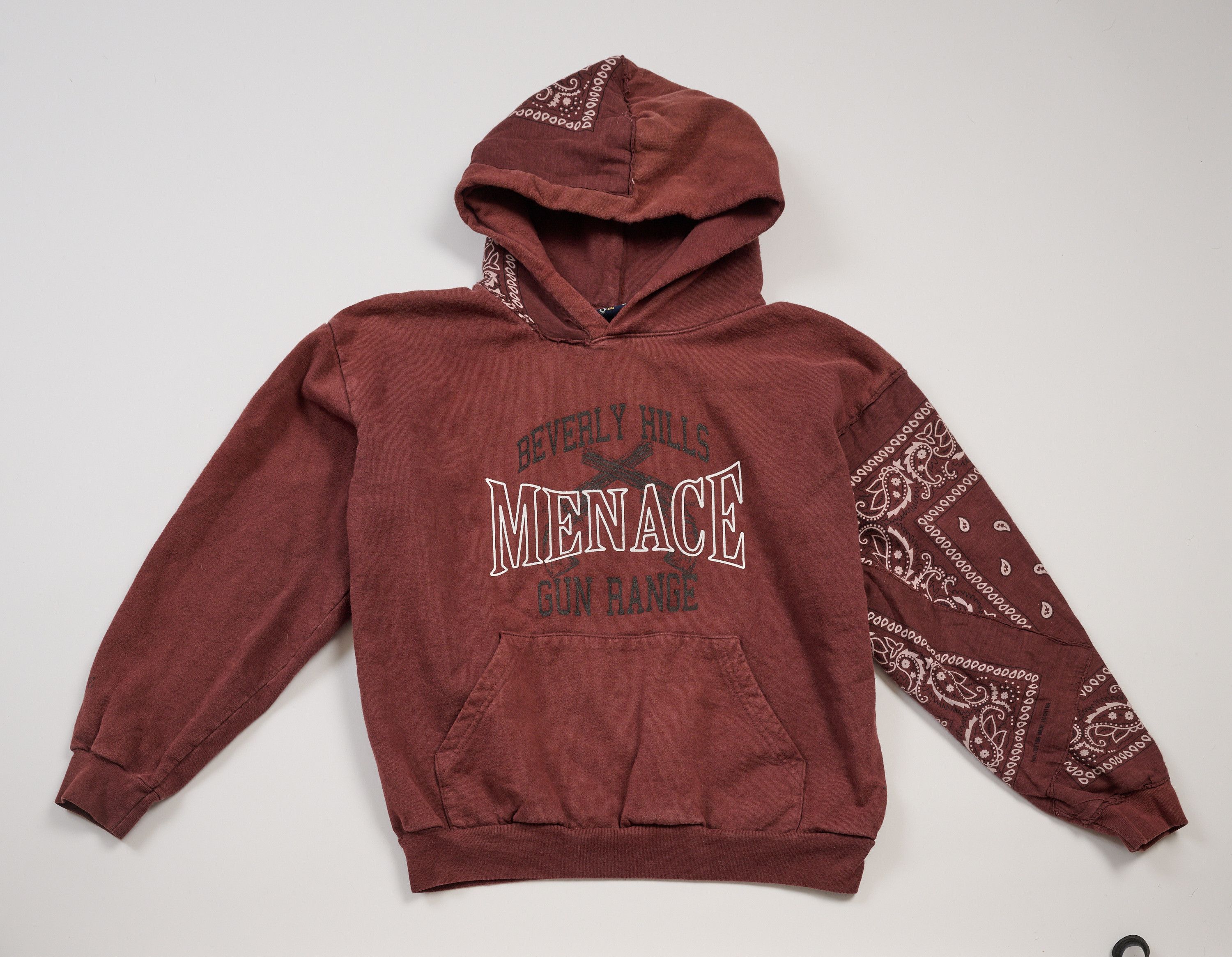 Menace Red Menace Beverly Hills Gun Club Bandana Hoodie Size US L / EU 52-54 / 3 - 1 Thumbnail