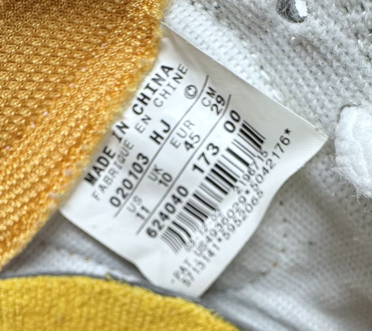 Nike × Vintage Vintage 2002 Nike Air Force 1 Low Lakers size 8.5 Size US 11 / EU 44 - 22 Thumbnail