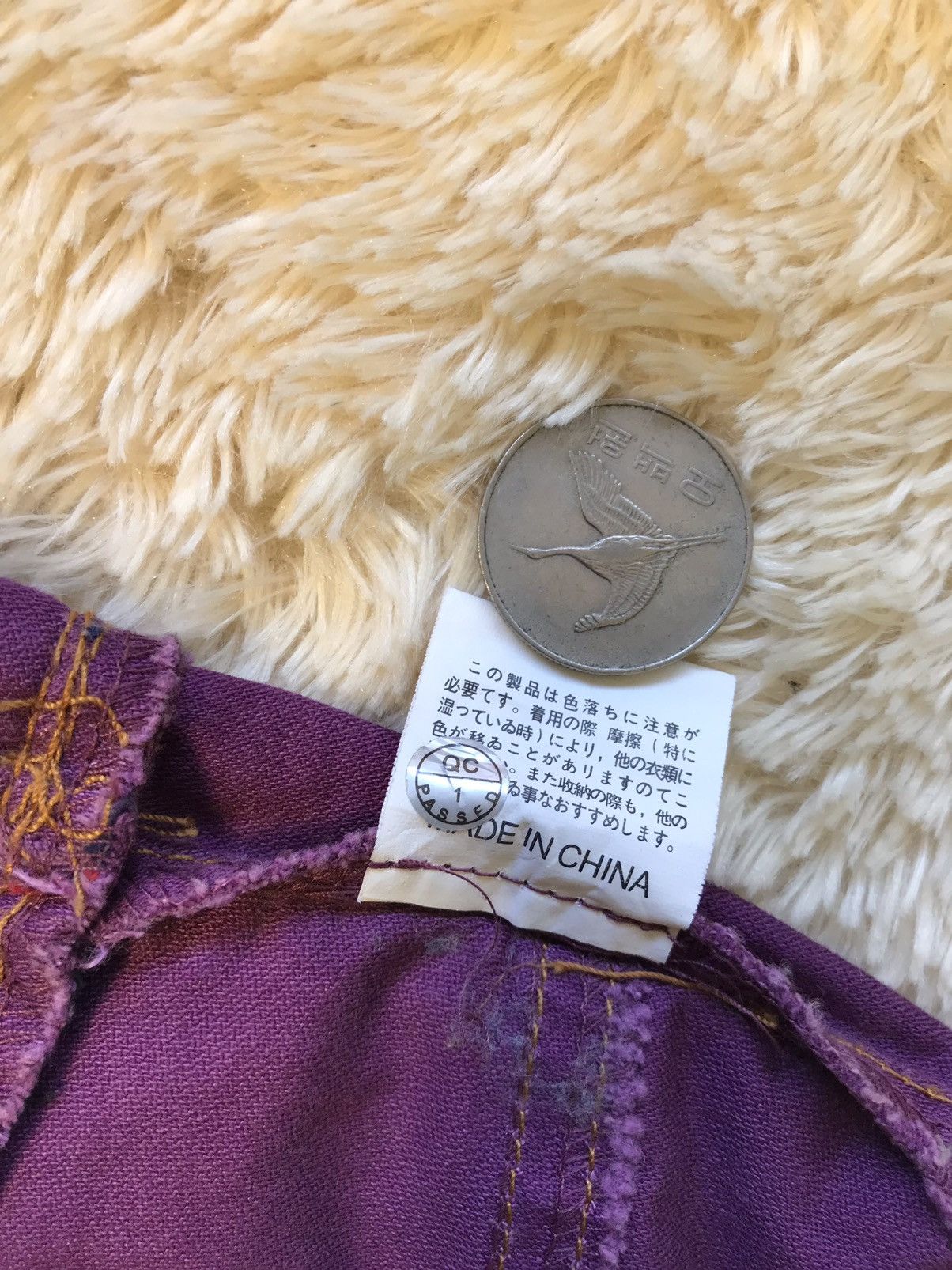Japanese Brand Breath Mint BRTHBREATH Double Waist Purple Punk Style Size 28" / US 6 / IT 42 - 11 Thumbnail