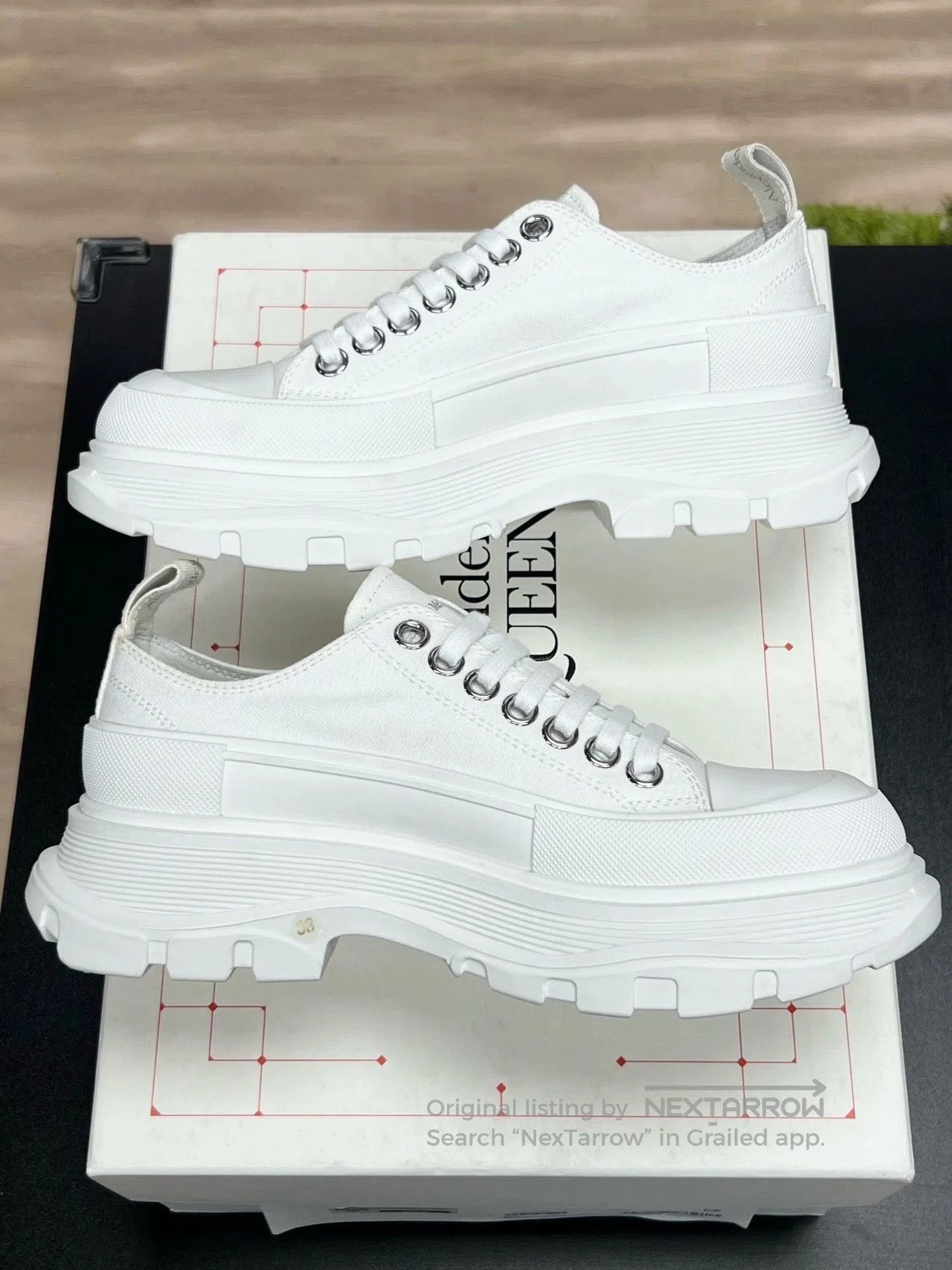 Alexander McQueen mcq white low. Size US 5.5 / EU 38 - 5 Thumbnail