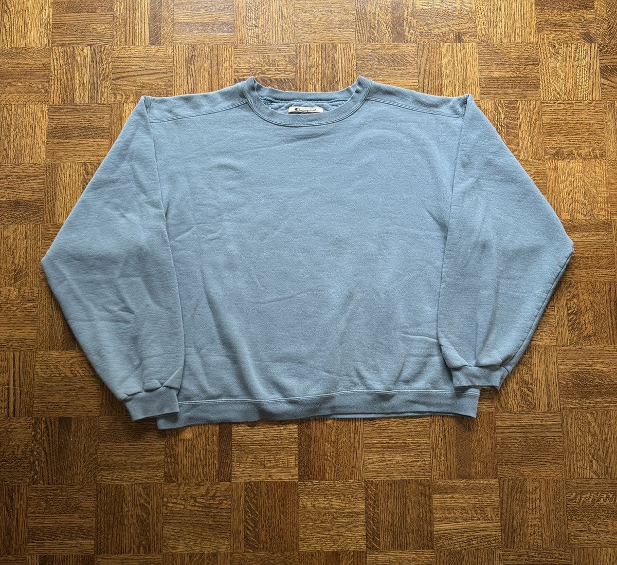 Champion Vintage Y2K Champion Boxy Blank Crewneck Sweatshirt Size US XL / EU 56 / 4 - 1 Thumbnail
