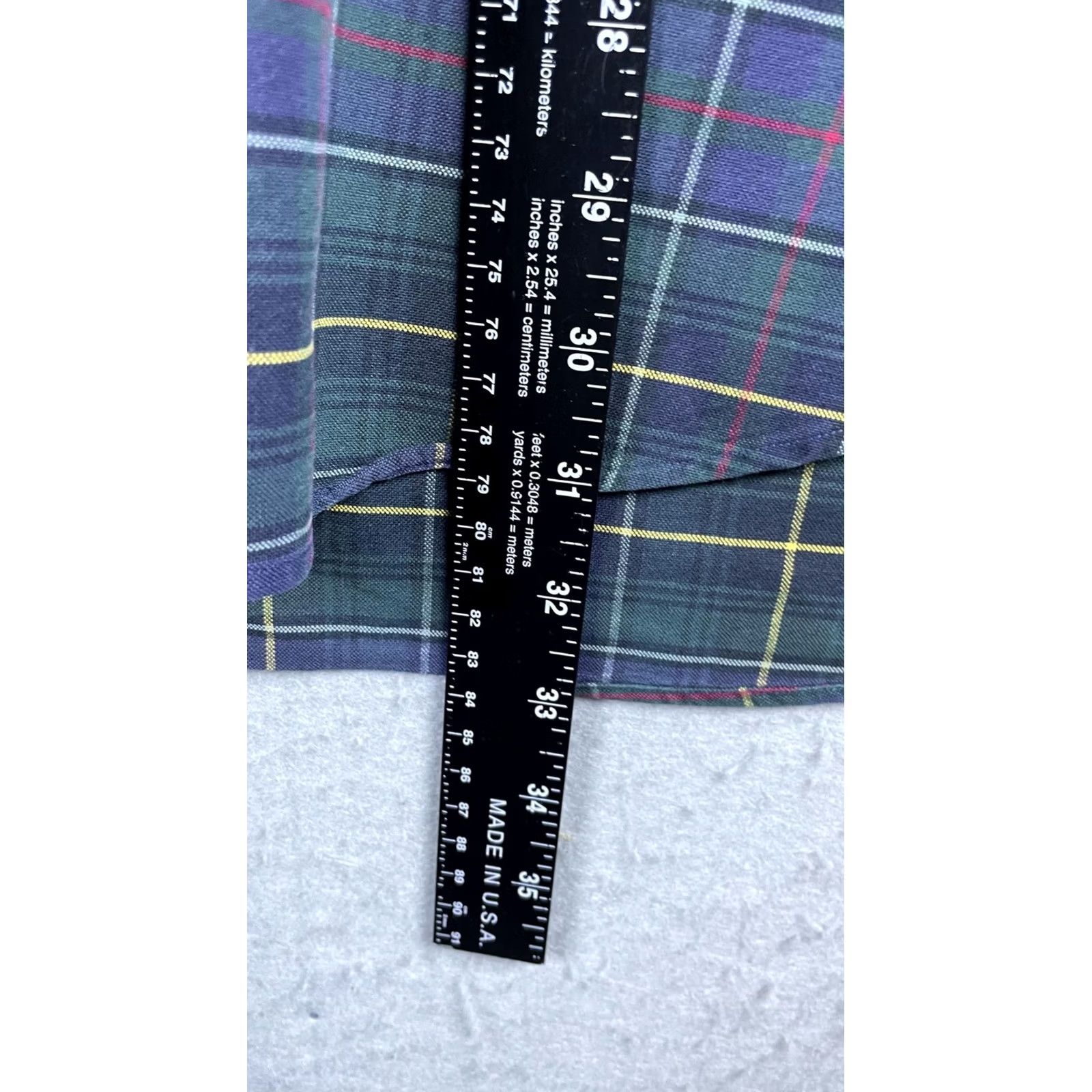 Ralph Lauren Ralph Lauren Shirt Mens XL Green Plaid Long Sleeve Button Front Classic Fit Size US XL / EU 56 / 4 - 5 Thumbnail