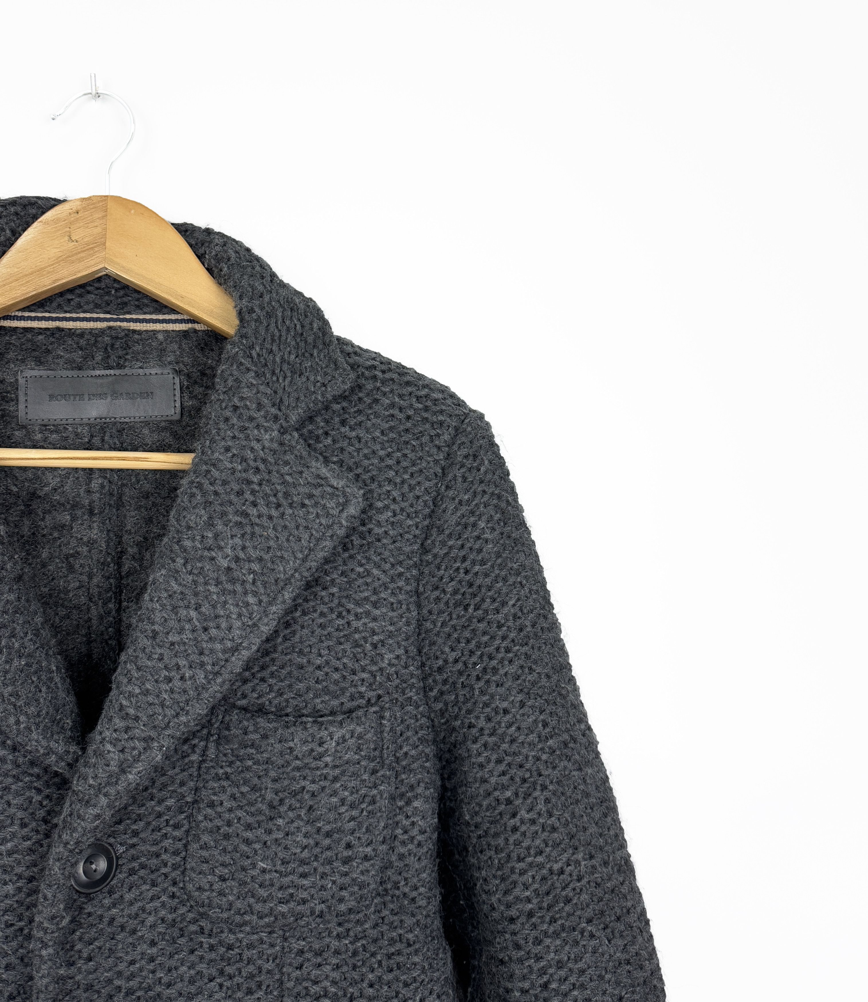 Route des Garden ROUTE DES GARDEN Wool Coat Jacket Made in Italy Size US M / EU 48-50 / 2 - 3 Thumbnail
