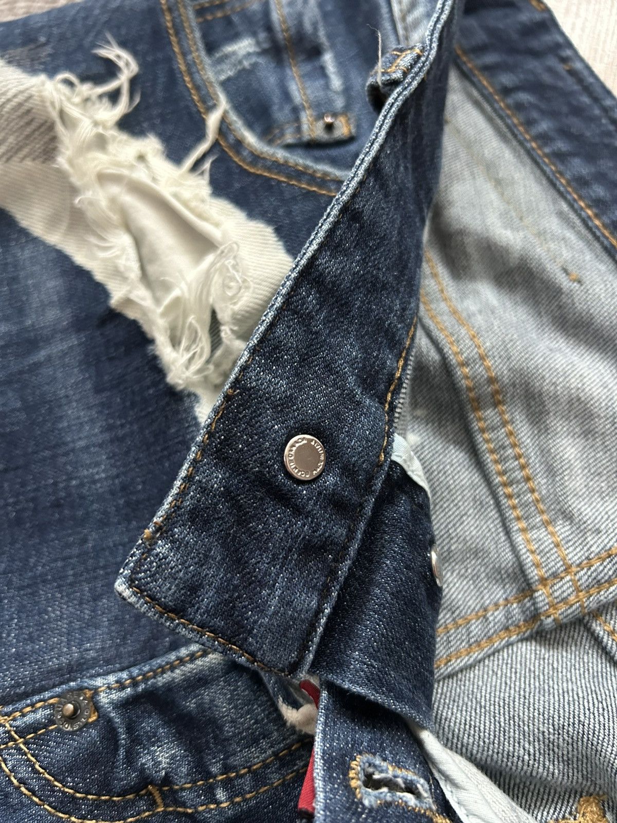 Dsquared2 Dsquared2 painted distressed drip y2l jeans mens 🥷🥷🥷 Size US 30 / EU 46 - 5 Thumbnail
