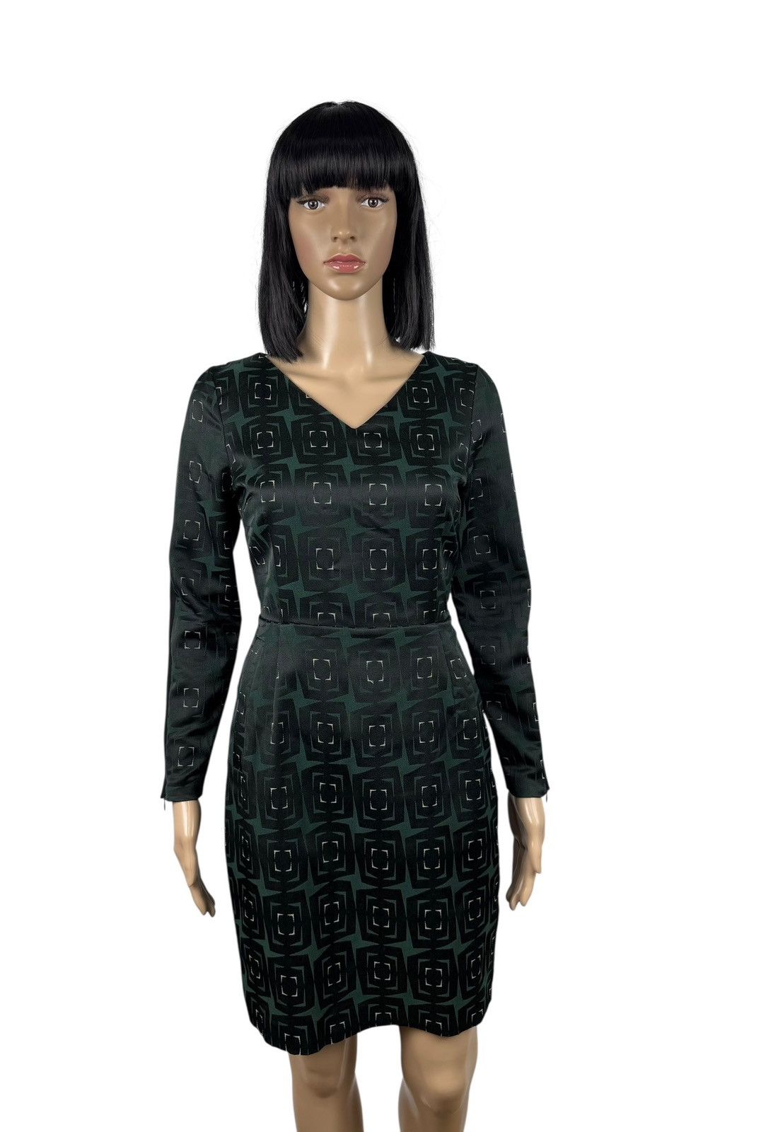 Baum und Pferdgarten Baum and Pferdgarten Printed Rayon Dress V-Neck DE34 IT40 Size S / US 4 / IT 40 - 1 Thumbnail