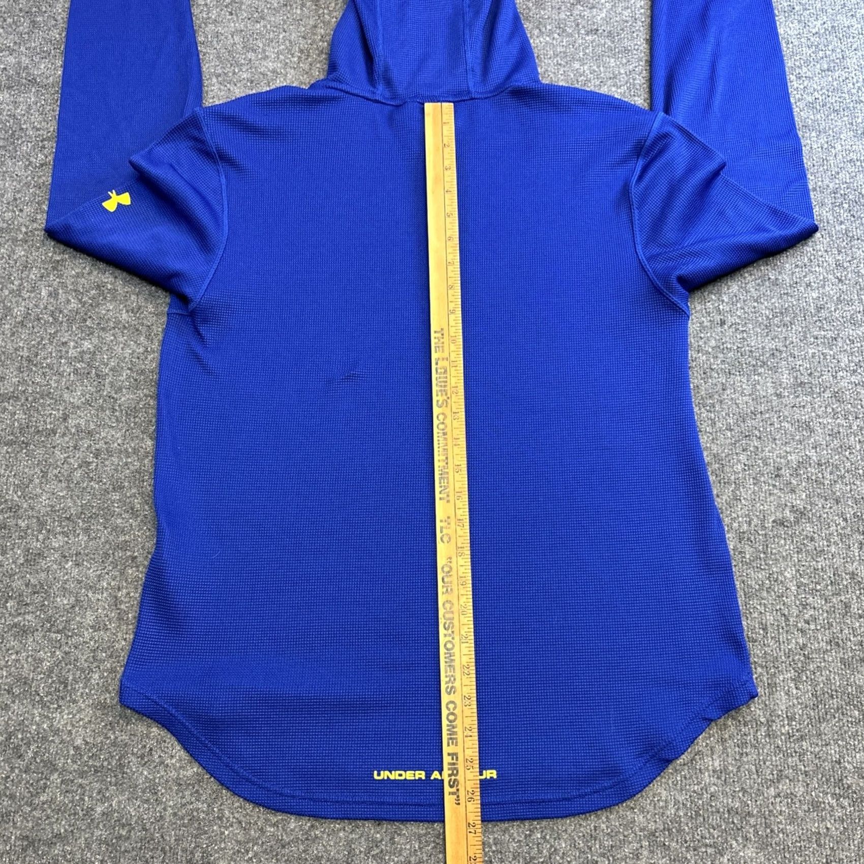 Under Armour Under Armour Hoodie Logo Full Zip SC Blue Waffle Knit Long Sleeve Medium Men M Size US M / EU 48-50 / 2 - 6 Thumbnail