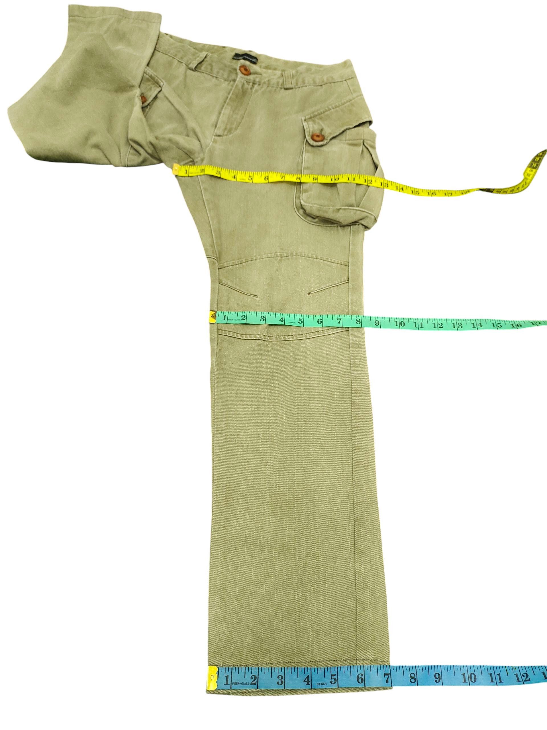 Lad Musician Lad Musican Archive Olive Green Multi Pocket Cargo Utility Size US 31 - 9 Thumbnail