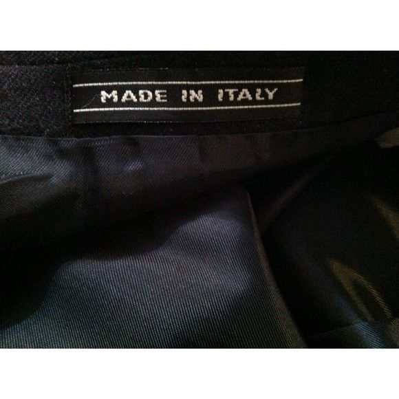Other CONFITALIA MEN'S NEW CHARCOAL 100%WOOL 2PC SUIT SIZE:46R Size 46R - 16 Thumbnail