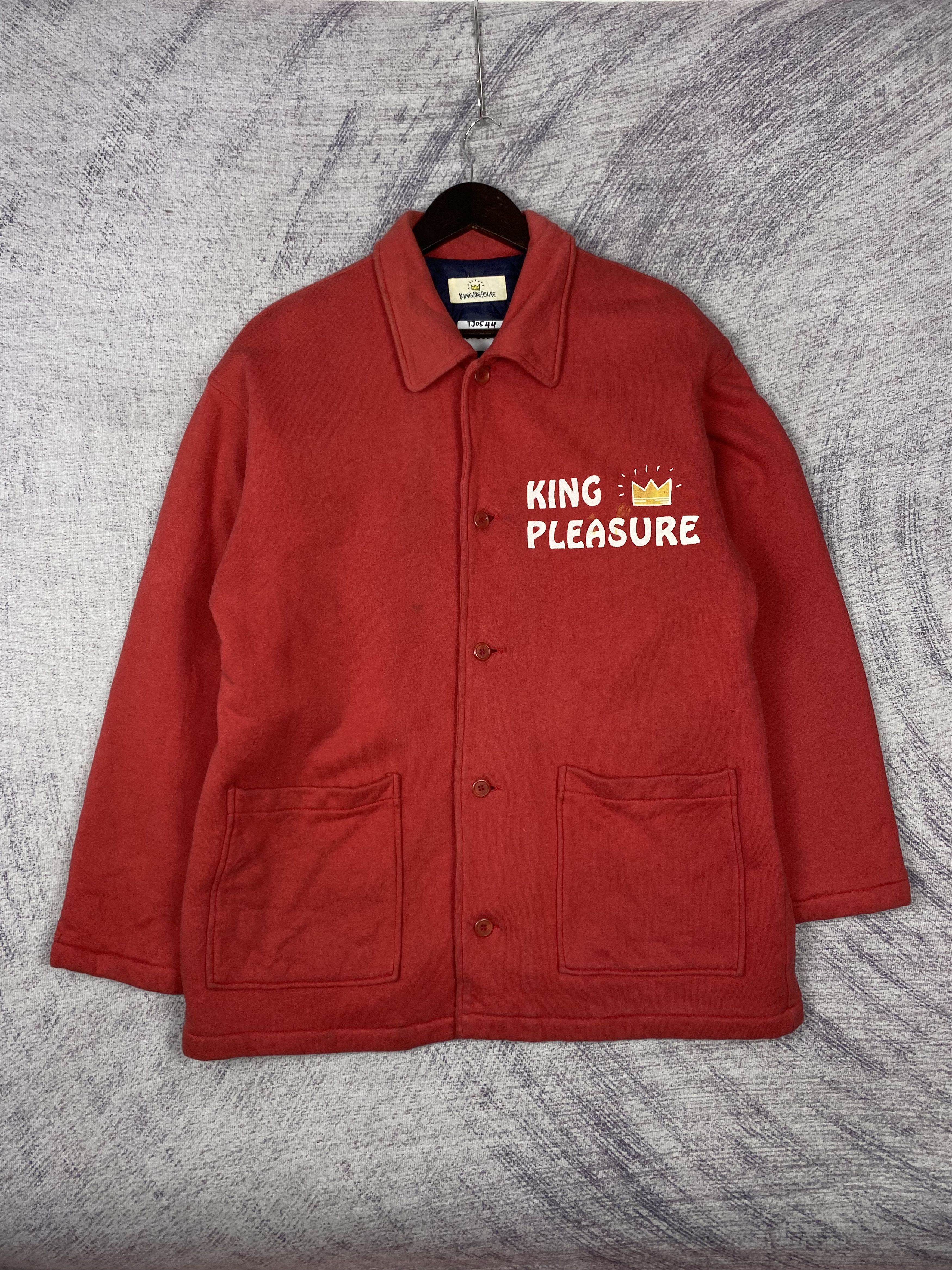 Japanese Brand Vintage King Pleasure Button Up Quilted Lining Field Jacket Size US L / EU 52-54 / 3 - 1 Thumbnail