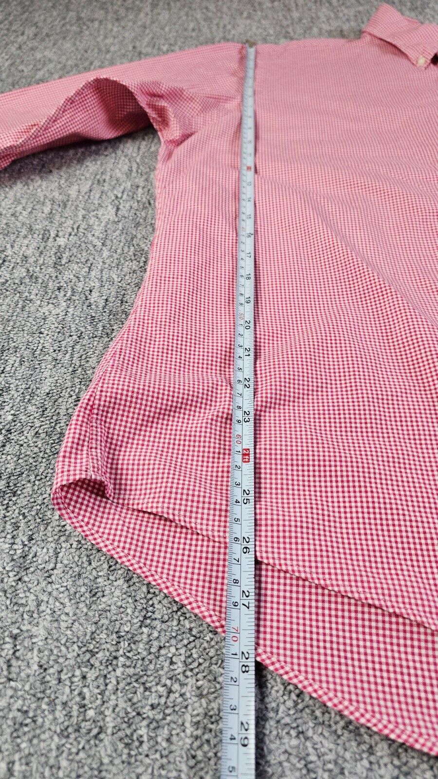 Ralph Lauren Polo Ralph Lauren Custom Fit Plaid Button-Down Shirt XL Pink Size US XL / EU 56 / 4 - 8 Thumbnail