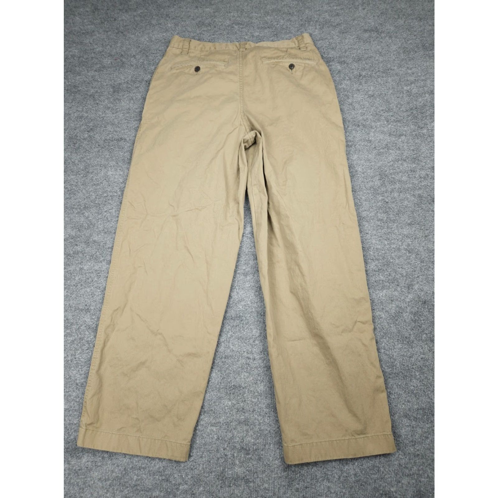 Uniqlo Uniqlo x JW Anderson Pants Mens 32 x 30 Khaki Beige 100% Cotton Straight Chino Pocketed Regular Fit 32x30 Mens Beige Chino Pants Size US 32 / EU 48 - 2 Thumbnail