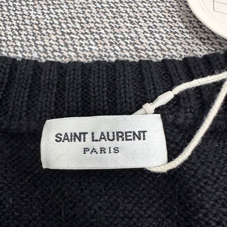 Saint Laurent Paris Saint Laurent Dinosaur Knit Sweater- Size US XS / EU 42 / 0 - 3 Thumbnail
