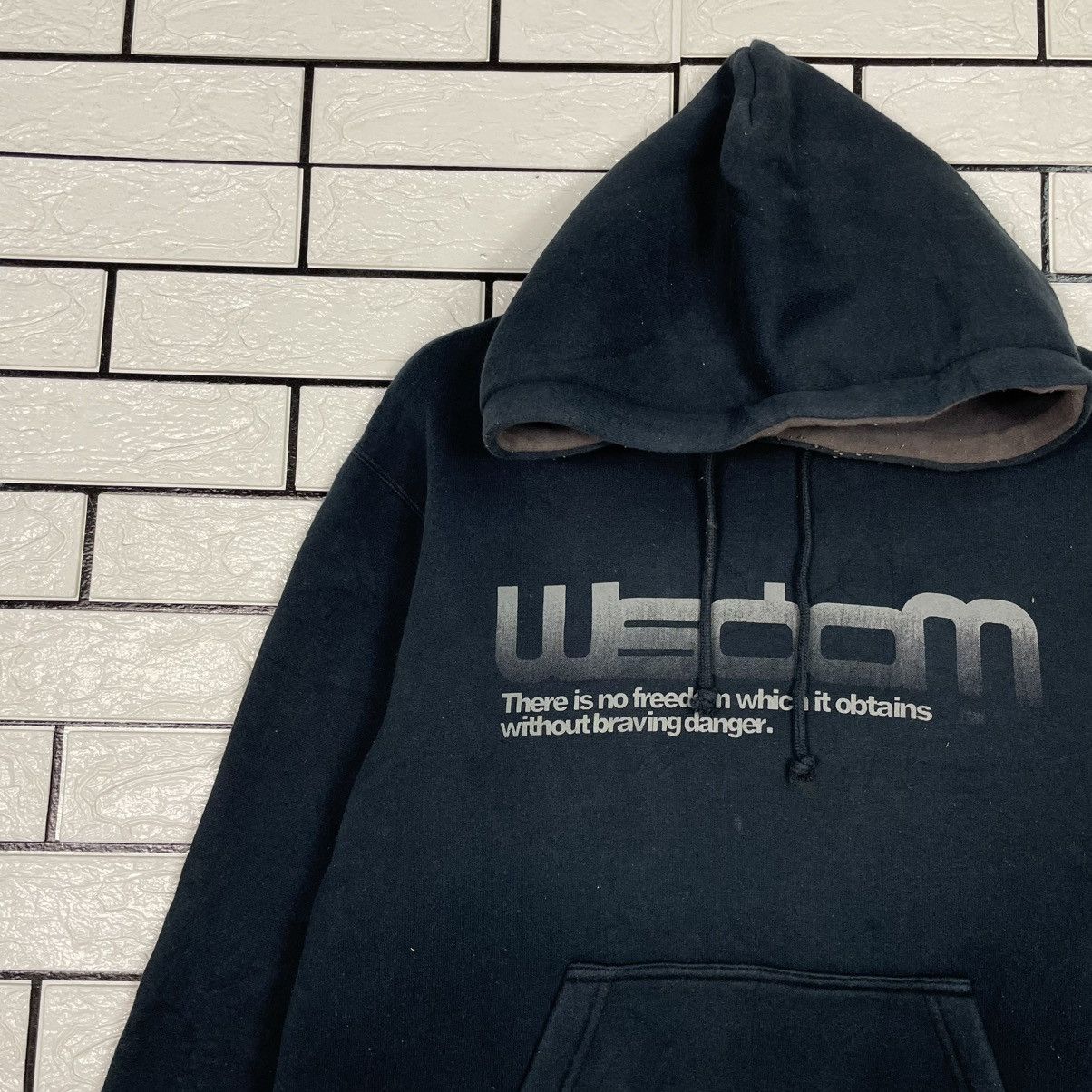 Japanese Brand Wisdom Big Logo Pullover Hoodie Size US M / EU 48-50 / 2 - 6 Thumbnail