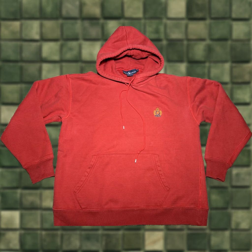 Polo Ralph Lauren VINTAGE Polo Ralph Lauren Crest Embroidered Hoodie Pullover Mens Med Size US M / EU 48-50 / 2 - 1 Thumbnail