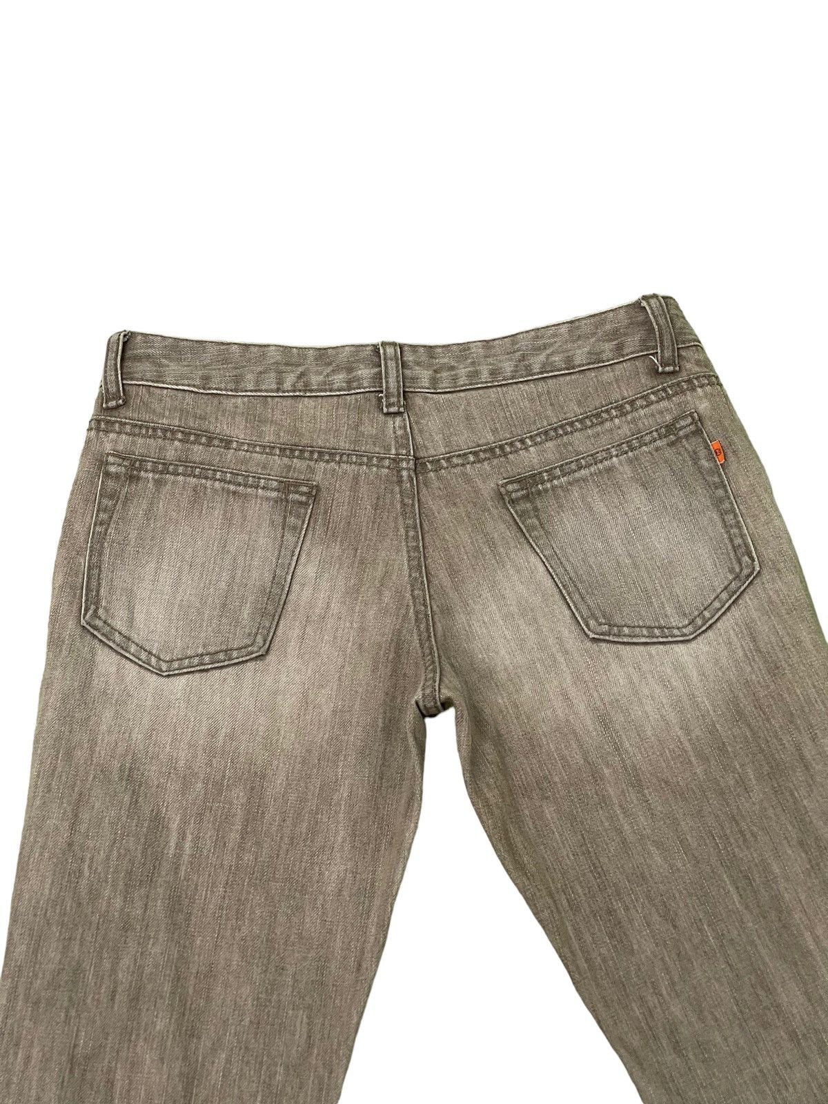 Japanese Brand Flare Jeans Sweet Camel Distress Low Rise Boot Cut 7🟦5 Size US 29 - 19 Thumbnail