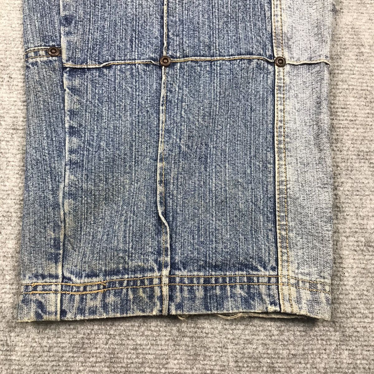 Japanese Brand BAGGY🔥NOIZ JEANS DENIM FADED JAPANESE STYLE PANTS Size US 32 / EU 48 - 7 Thumbnail