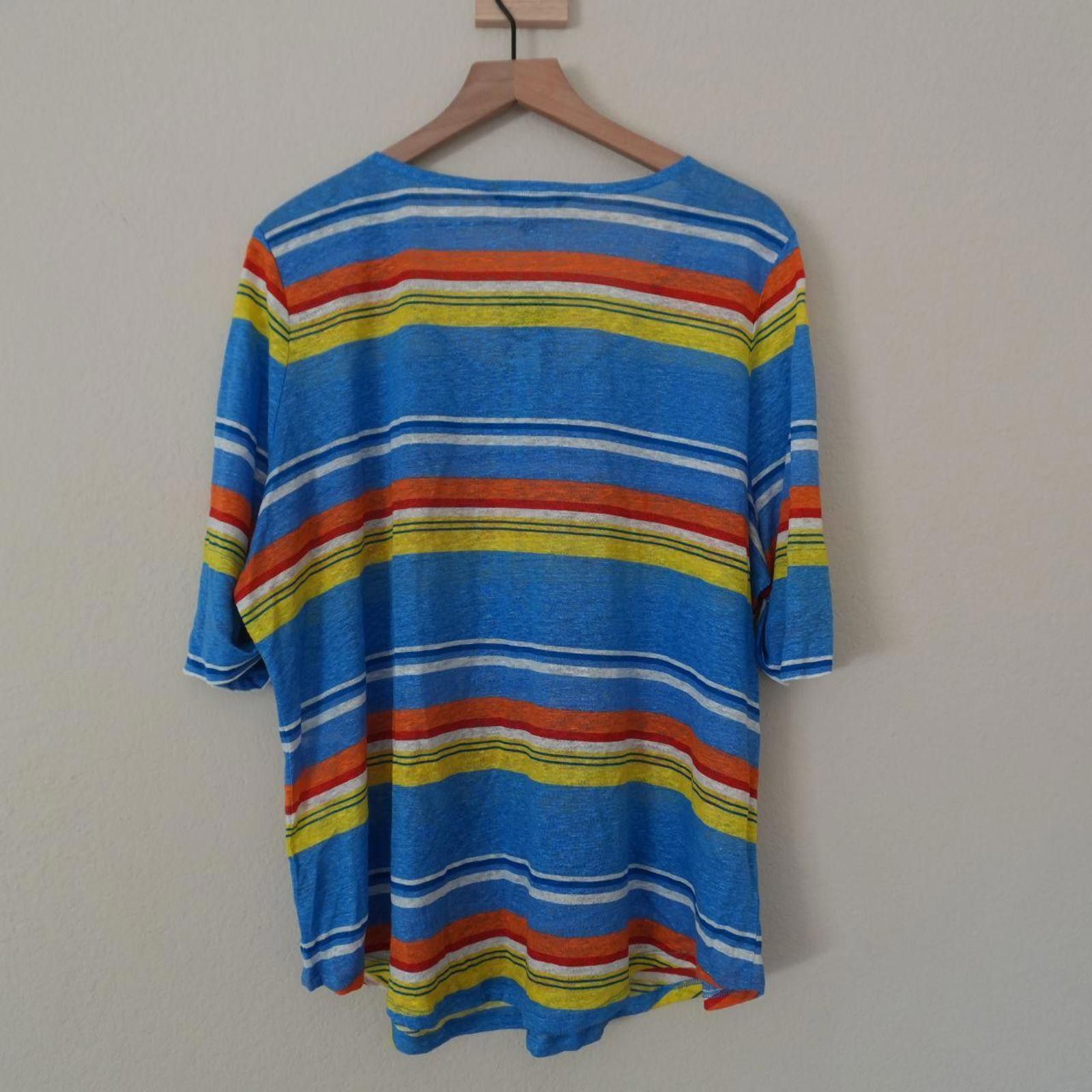 Lauren Ralph Lauren Ralph Lauren Shirt Women's 2X Blue NWT Lauren Stripe Vibrant Size XXL / US 16-18 / IT 52-54 - 4 Thumbnail