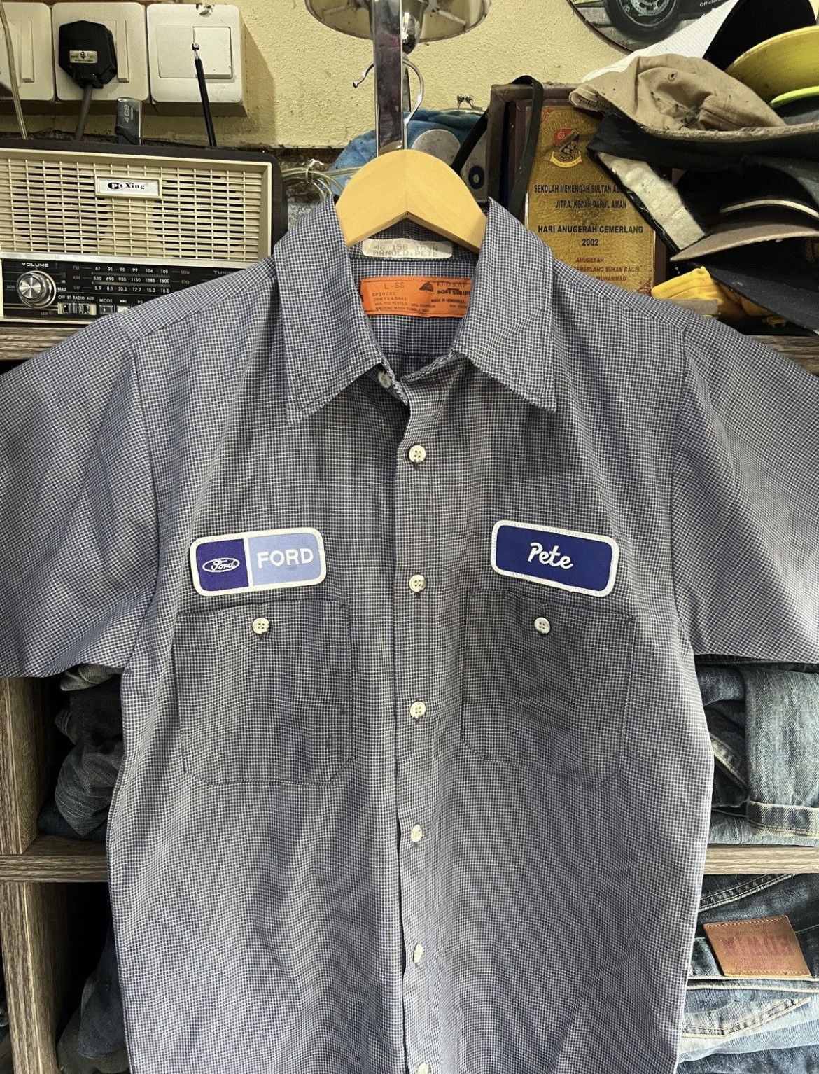 Red Kap 🔥Vintage Red Kap Ford Patches Shirt Size US S / EU 44-46 / 1 - 4 Thumbnail