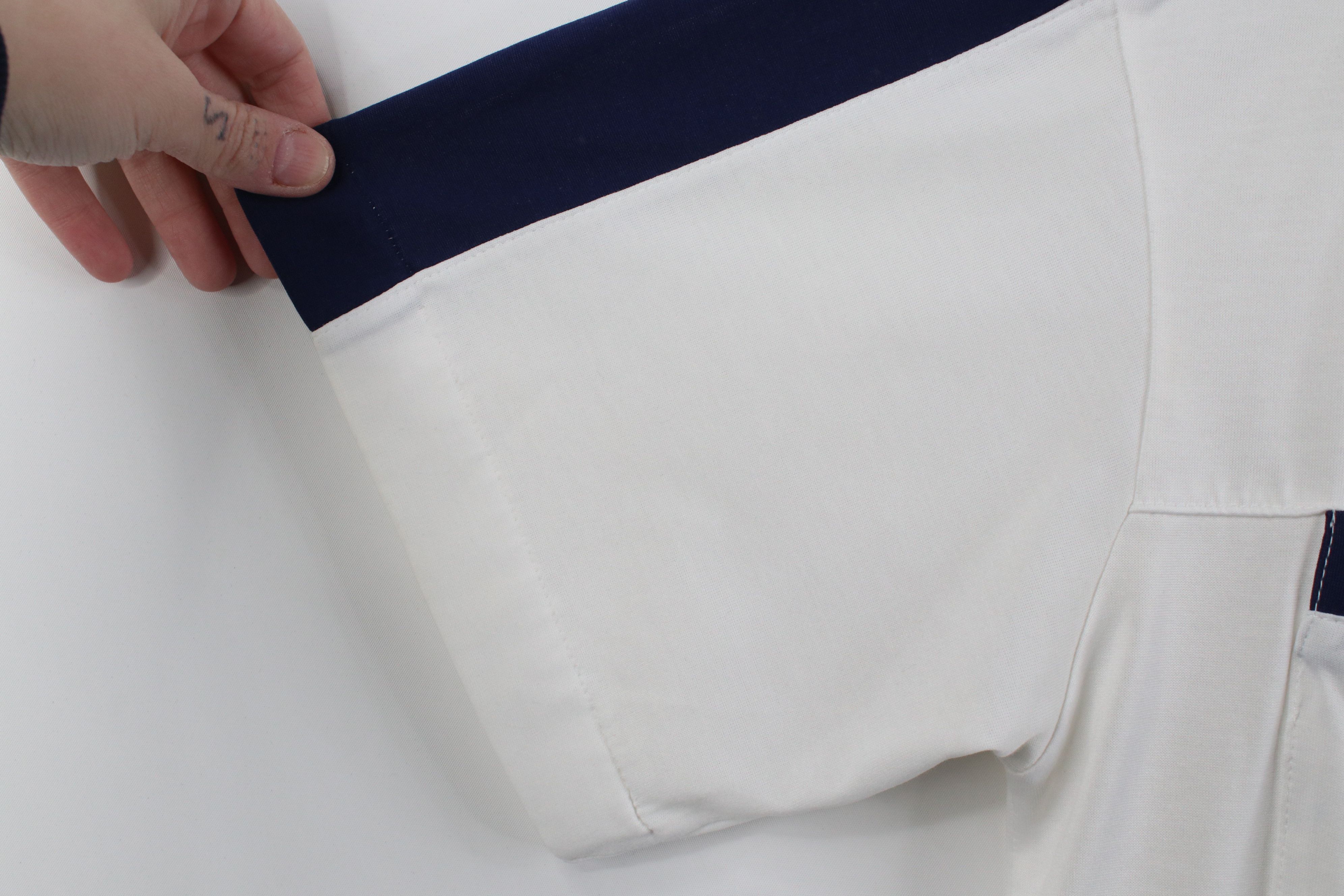 Vintage Vintage 90s Streetwear Pullover Polo Shirt White Mob Mafia Size US M / EU 48-50 / 2 - 9 Thumbnail