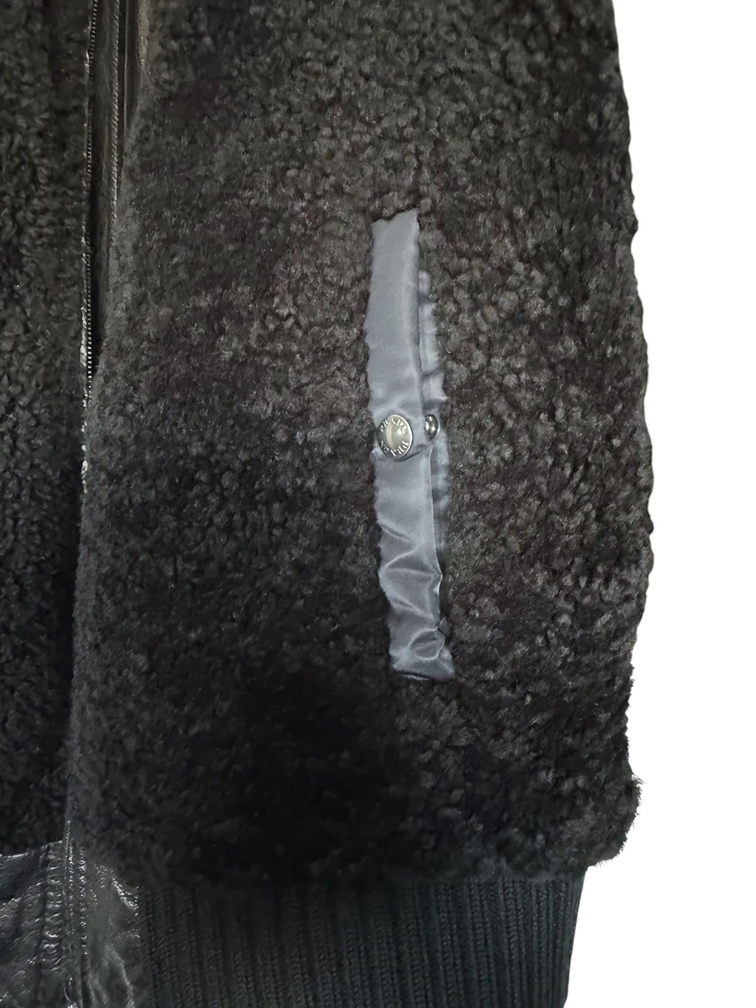 Prada SHEEP FUR REVERSIBLE LEATHER BIKER BOMBER JACKET Size US L / EU 52-54 / 3 - 4 Thumbnail