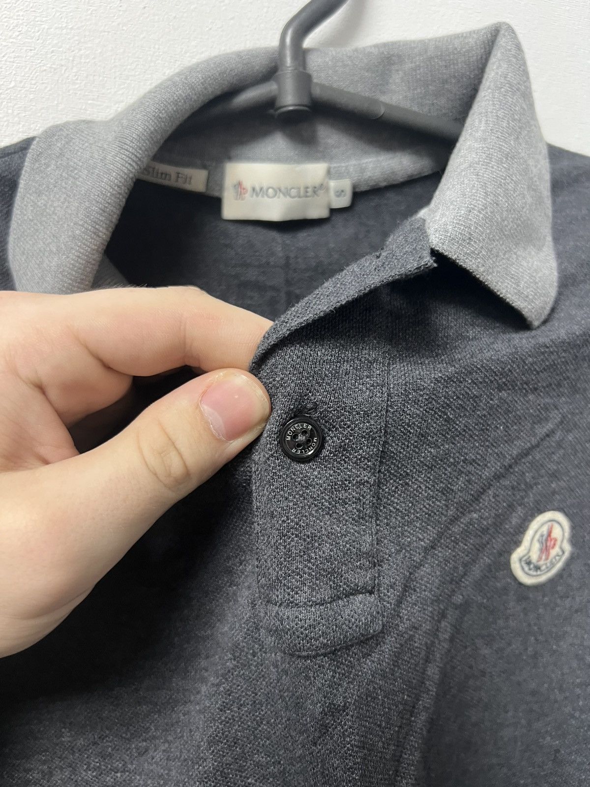 Moncler Moncler Polo Long Sleeve Size US S / EU 44-46 / 1 - 7 Thumbnail