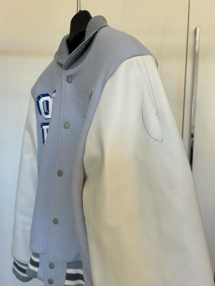 Off-White Bomber Varsity Jacket in Multicolor Size US M / EU 48-50 / 2 - 2 Thumbnail