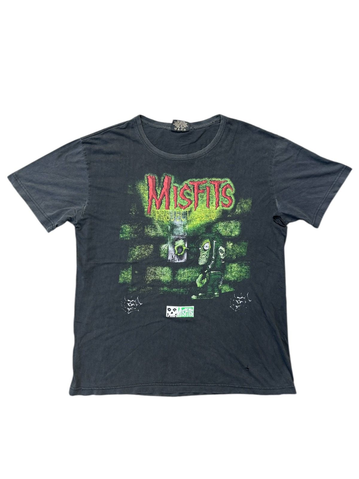 Misfits Vintage distress sunfaded band misfits rare design Size US XL / EU 56 / 4 - 1 Thumbnail