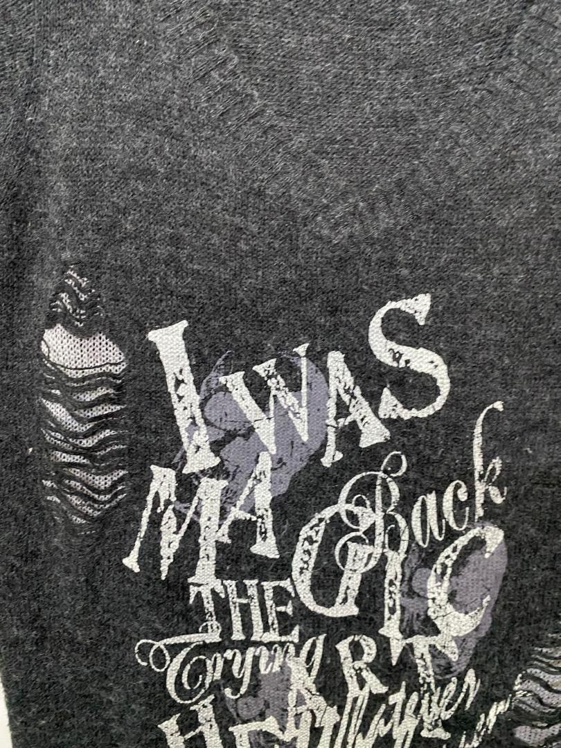 Japanese Brand Distressed Knit Top Cornflake V Neck Punk Style T-Shirt Size M / US 6-8 / IT 42-44 - 7 Thumbnail