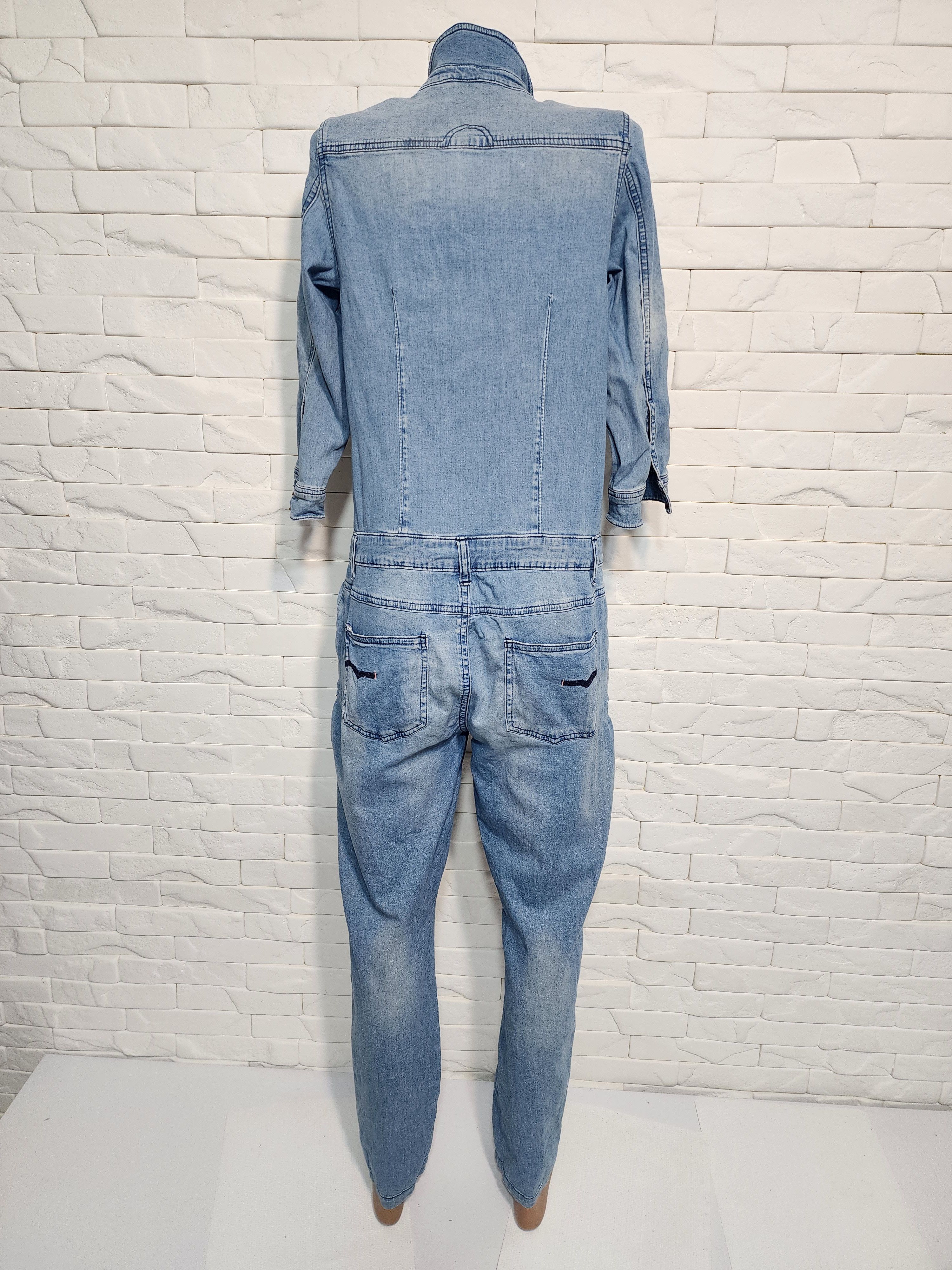 Denim & Co. Denim Women's Jumpsuit Size 32" / US 10 / IT 46 - 3 Thumbnail