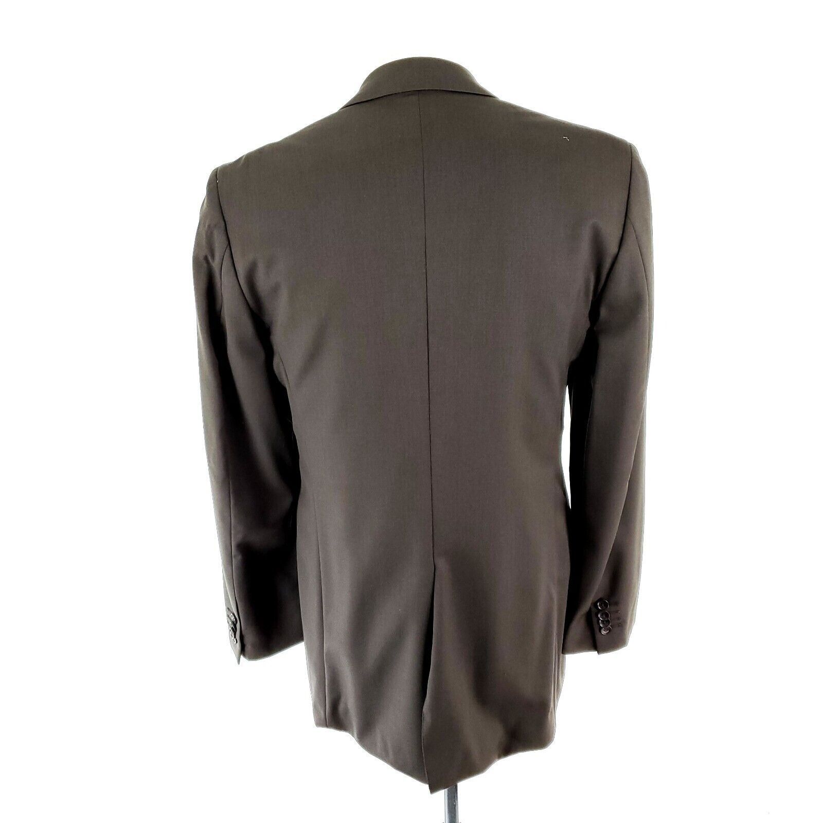 Banana Republic Banana Republic Wool 3 Button Blazer 38R Beige Green Size 38R - 5 Thumbnail