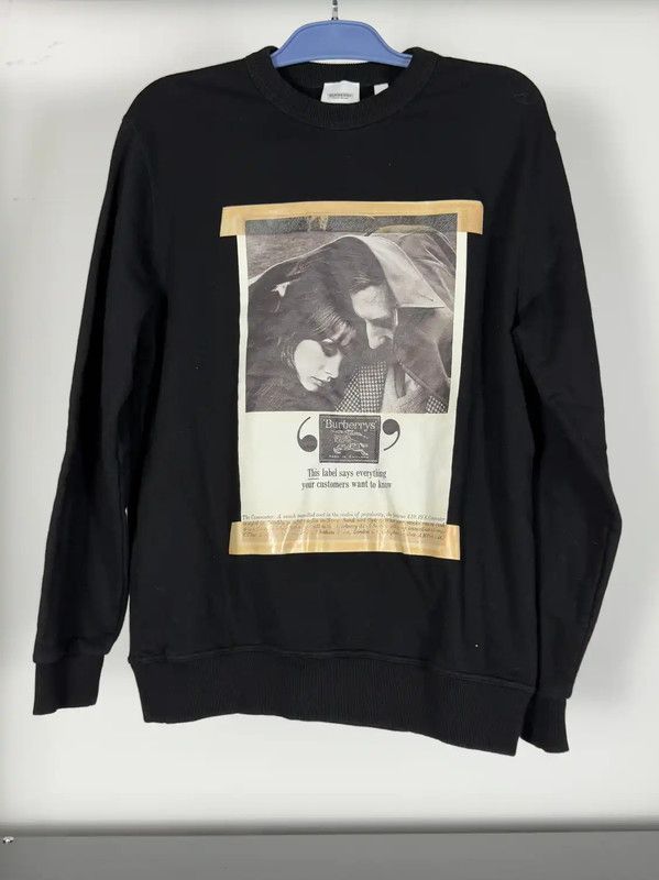 Burberry Burberry Black Graphic Women's Sweatshirt Size M / US 6-8 / IT 42-44 - 1 Thumbnail