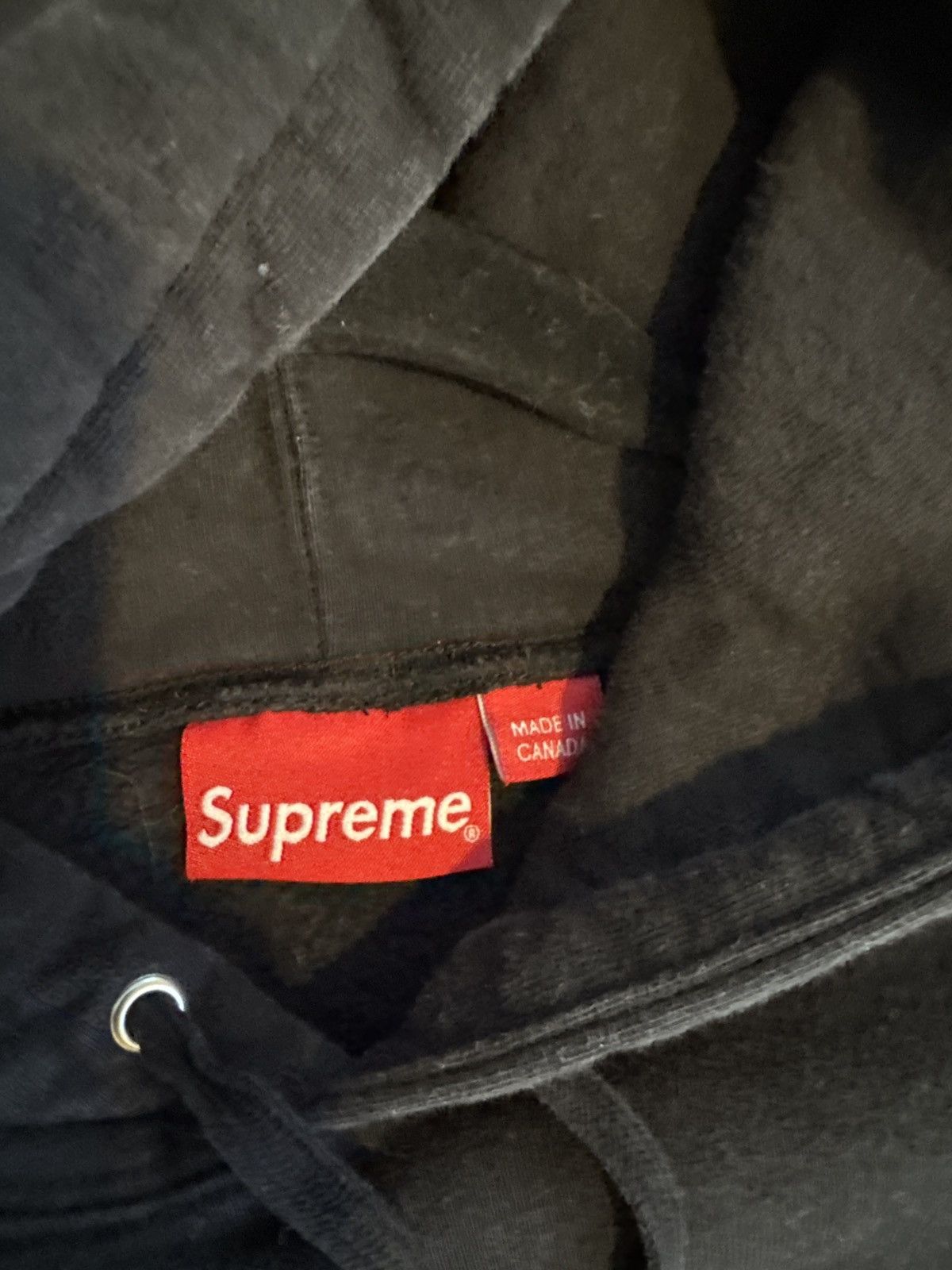 Supreme Supreme Text Stripe Hooded Sweatshirt FW18 Size US M / EU 48-50 / 2 - 2 Thumbnail