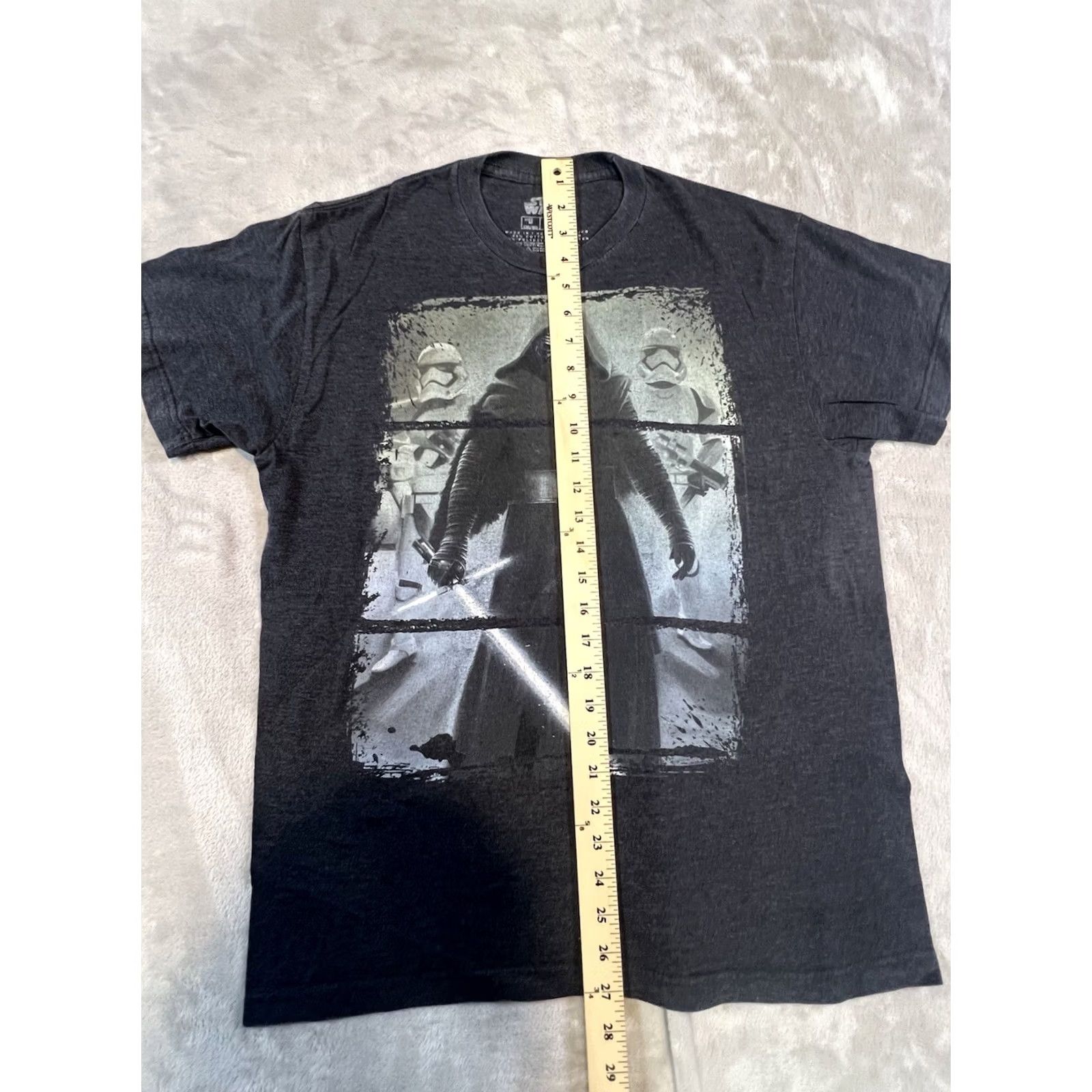 Star Wars Star Wars Kylo Ren/Troopers Graphic T-Shirt Men’s Medium Black Graphic Tee Gray Size US M / EU 48-50 / 2 - 5 Thumbnail