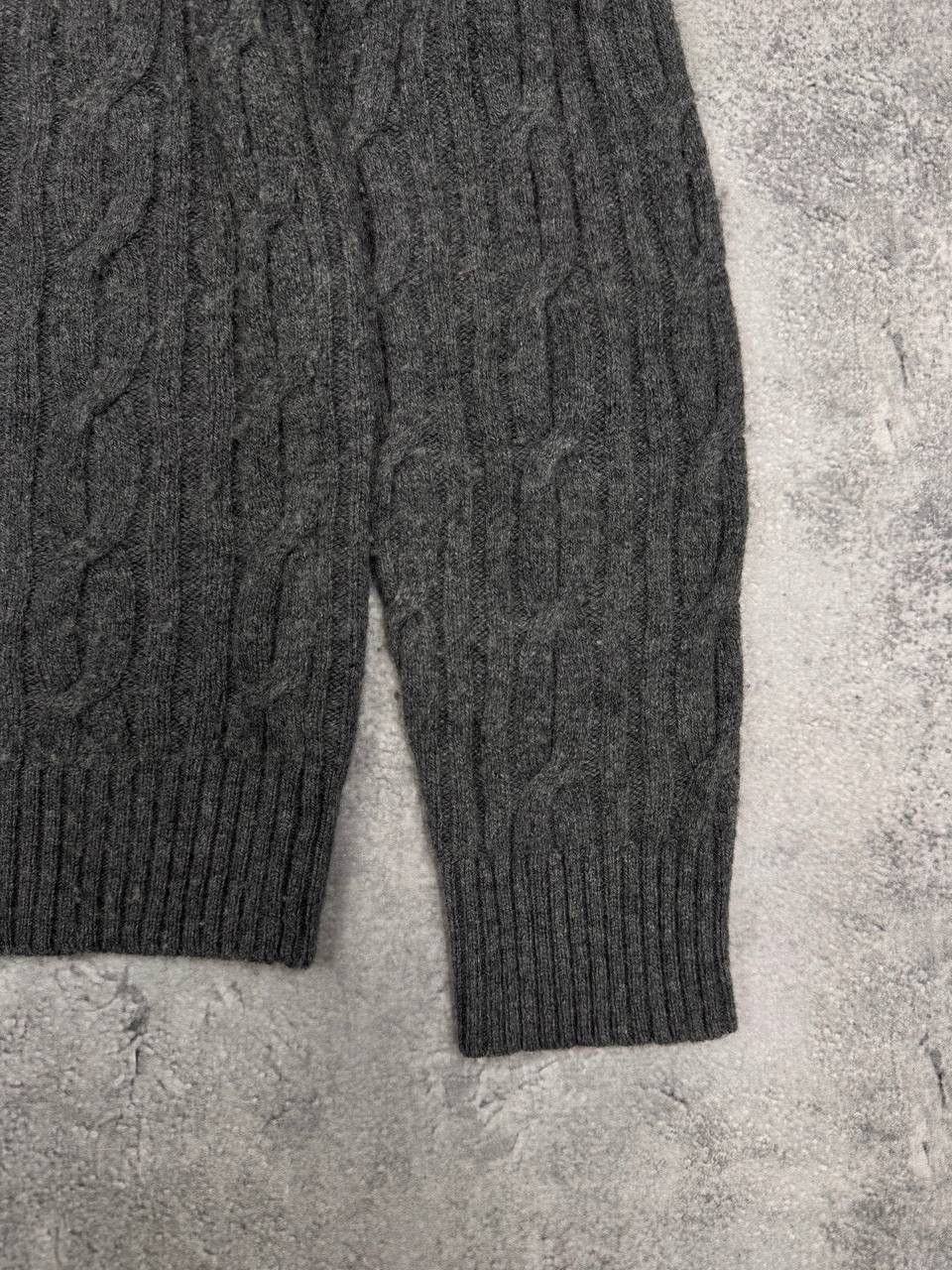 Gant GANT Men's Grey Cable Knit Sweater Size M Size US M / EU 48-50 / 2 - 4 Thumbnail