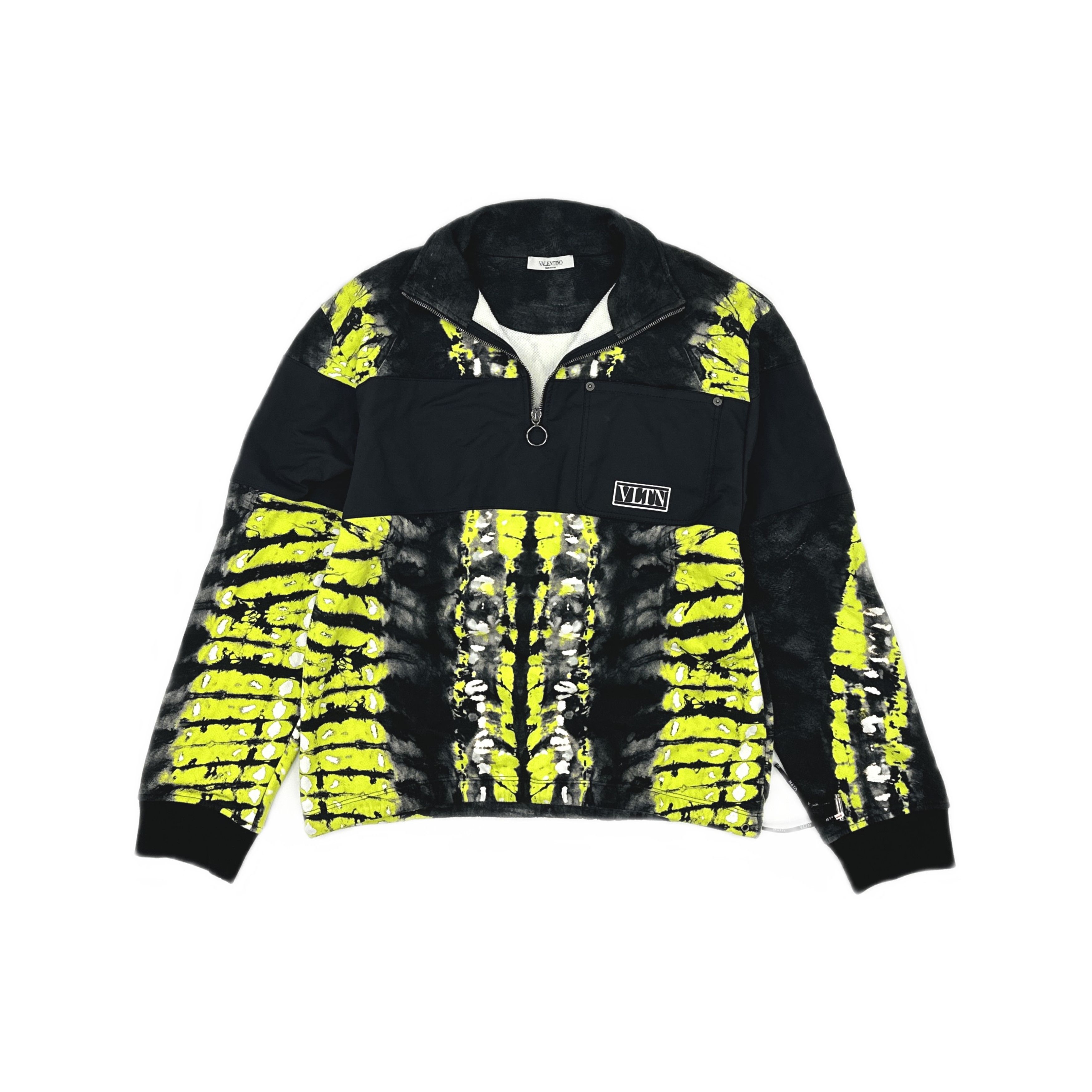 Valentino Valentino VLTN Tie-Dye Half-Zip Sweatshirt Size S Size US S / EU 44-46 / 1 - 1 Thumbnail