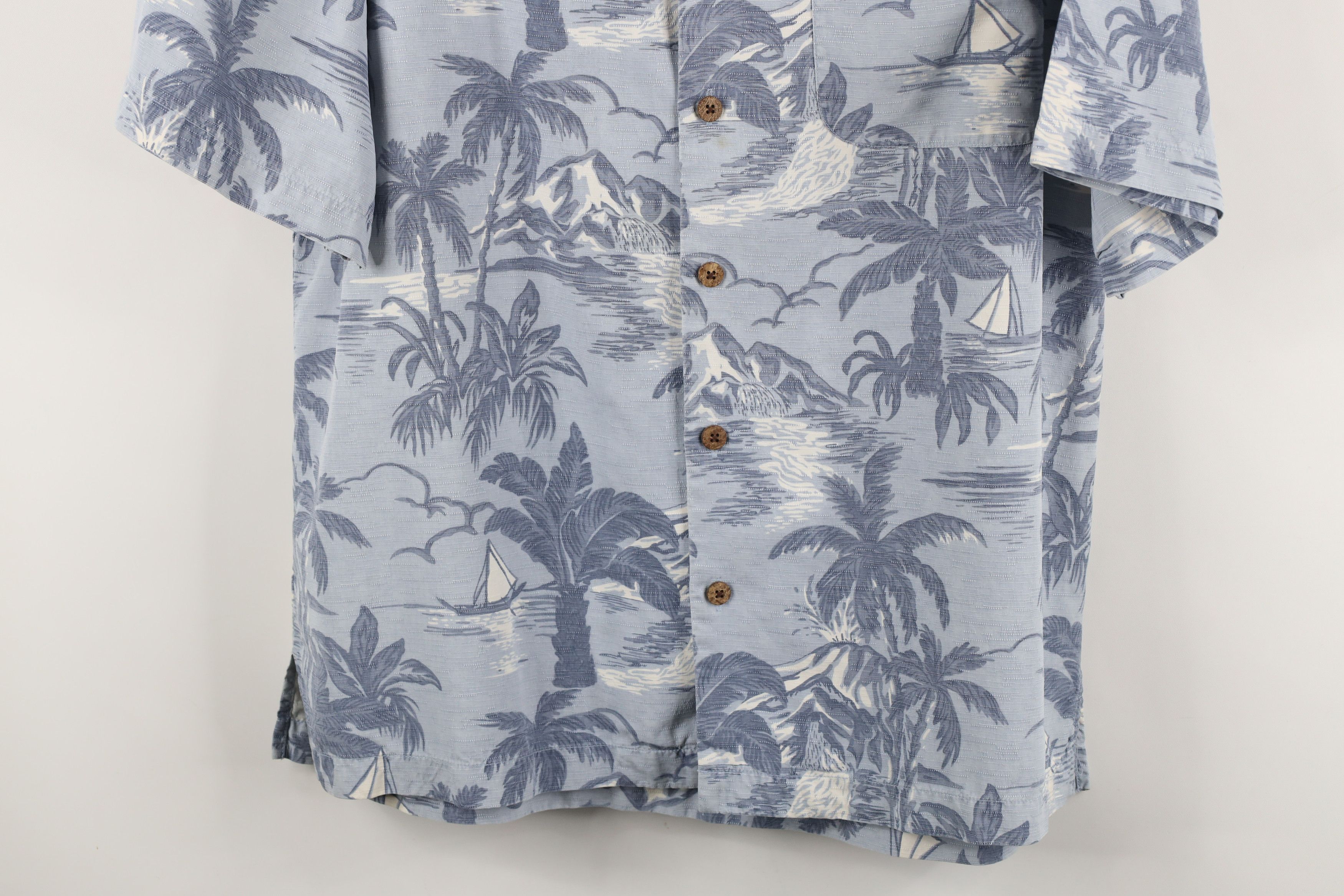 Tommy Bahama × Vintage Vintage 90s Tommy Bahama Collar Silk Sailing Button Shirt Size US M / EU 48-50 / 2 - 3 Thumbnail