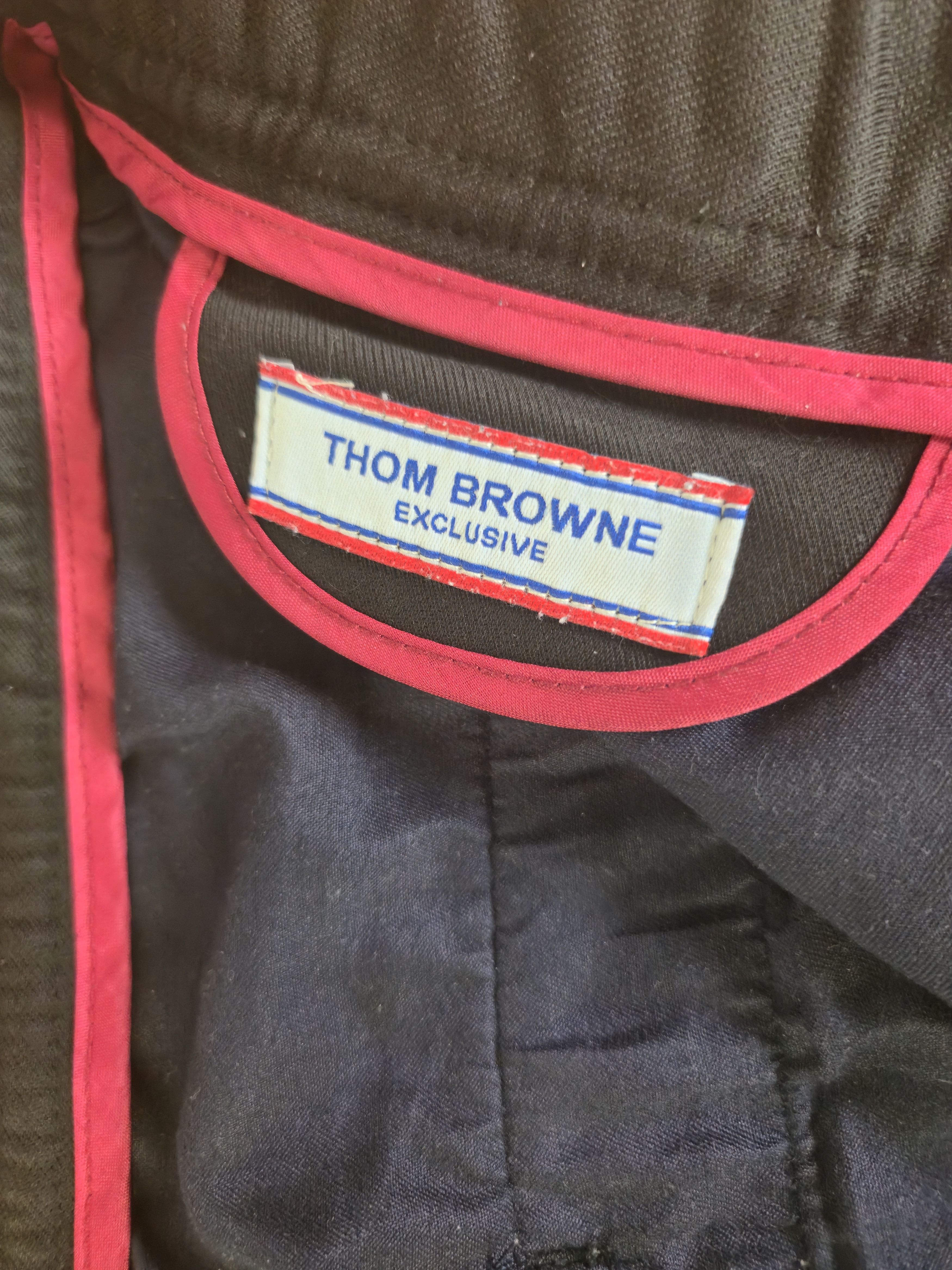 Thom Browne Thom Browne Black Cropped Cotton Pants Size US 34 / EU 50 - 4 Thumbnail