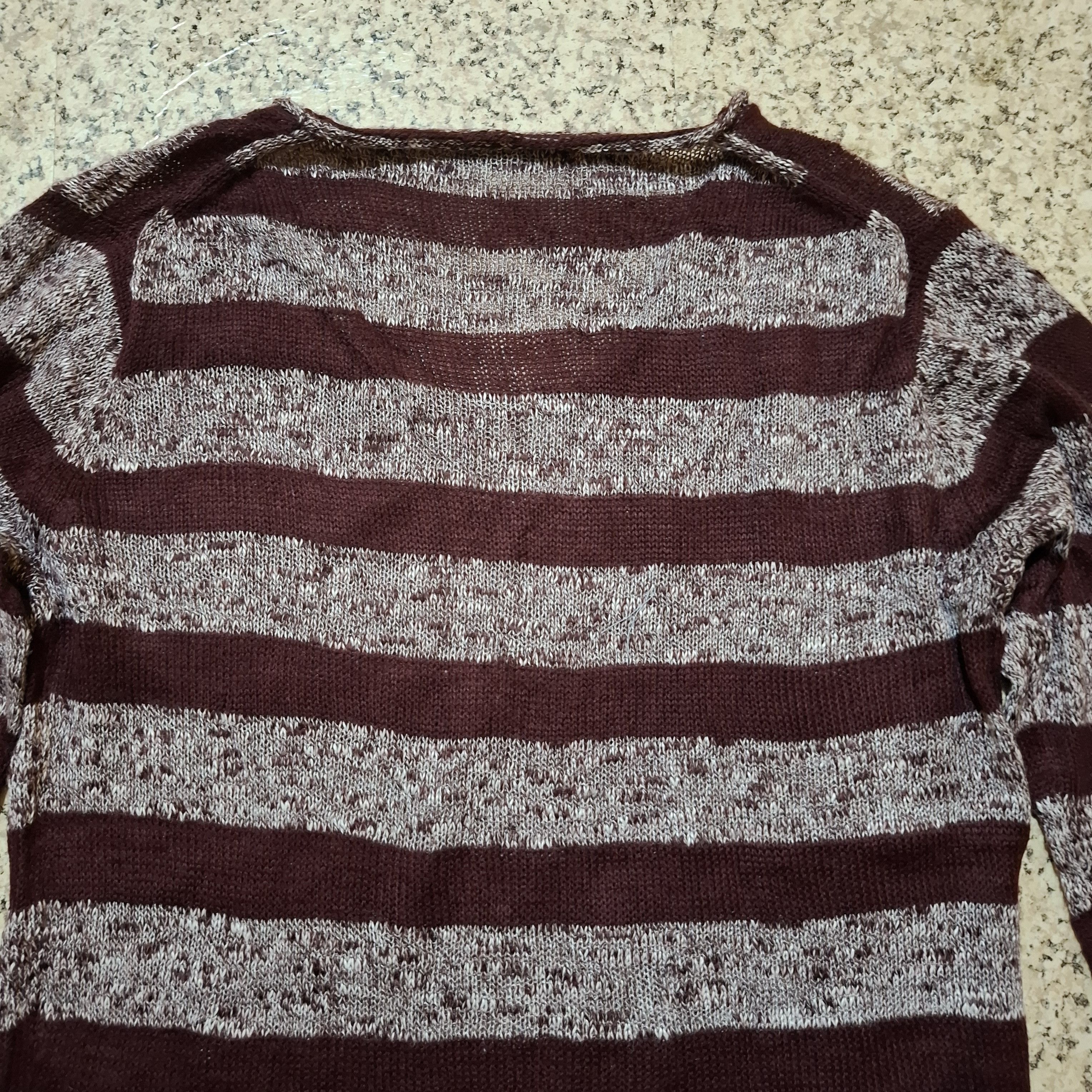 semanticdesign Semantic Design Japan Striped Grunge Knit Sweater Size US M / EU 48-50 / 2 - 11 Thumbnail