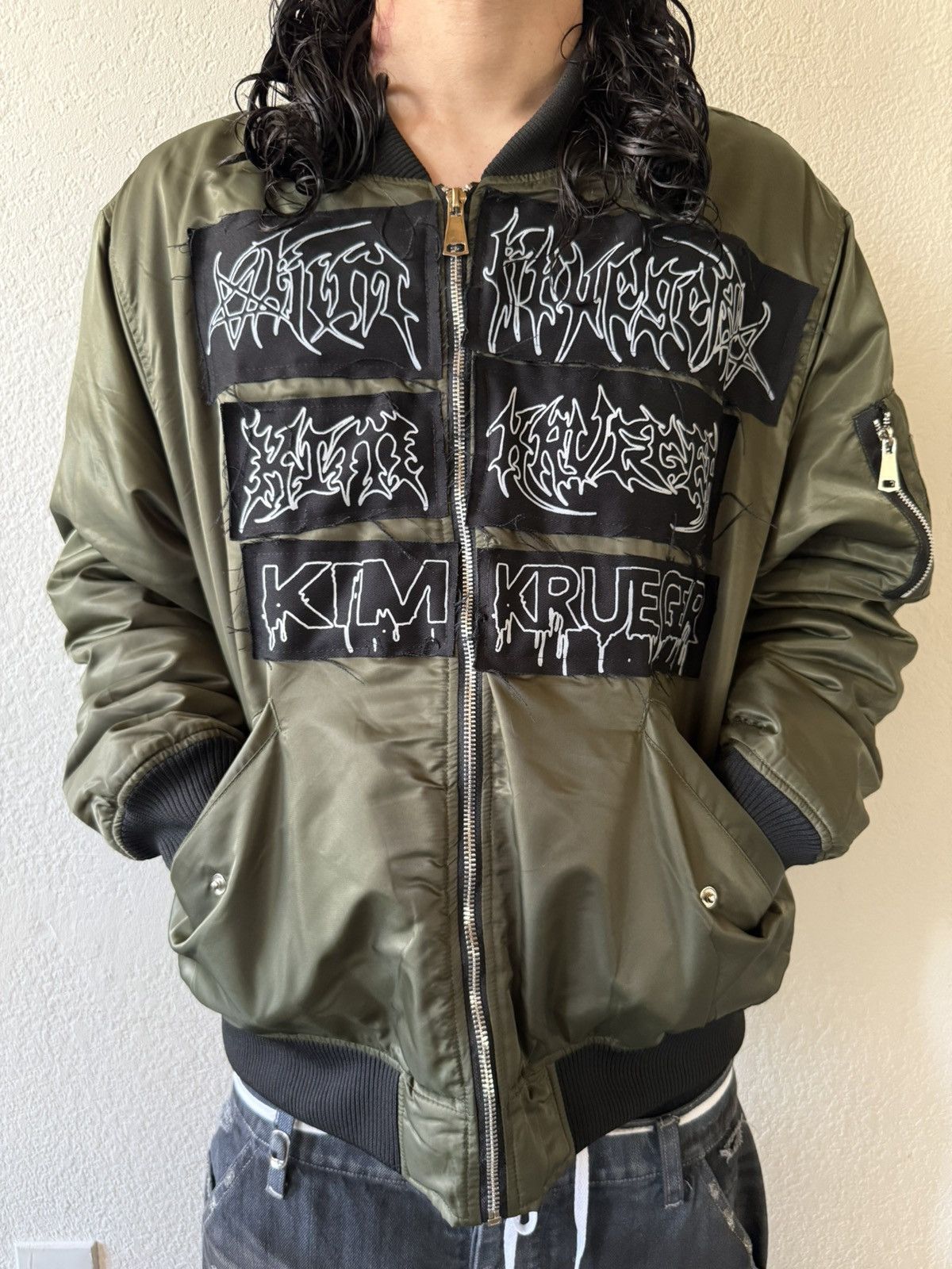 Kim Krueger Kim Krueger Green Bomber. XXL | Grailed